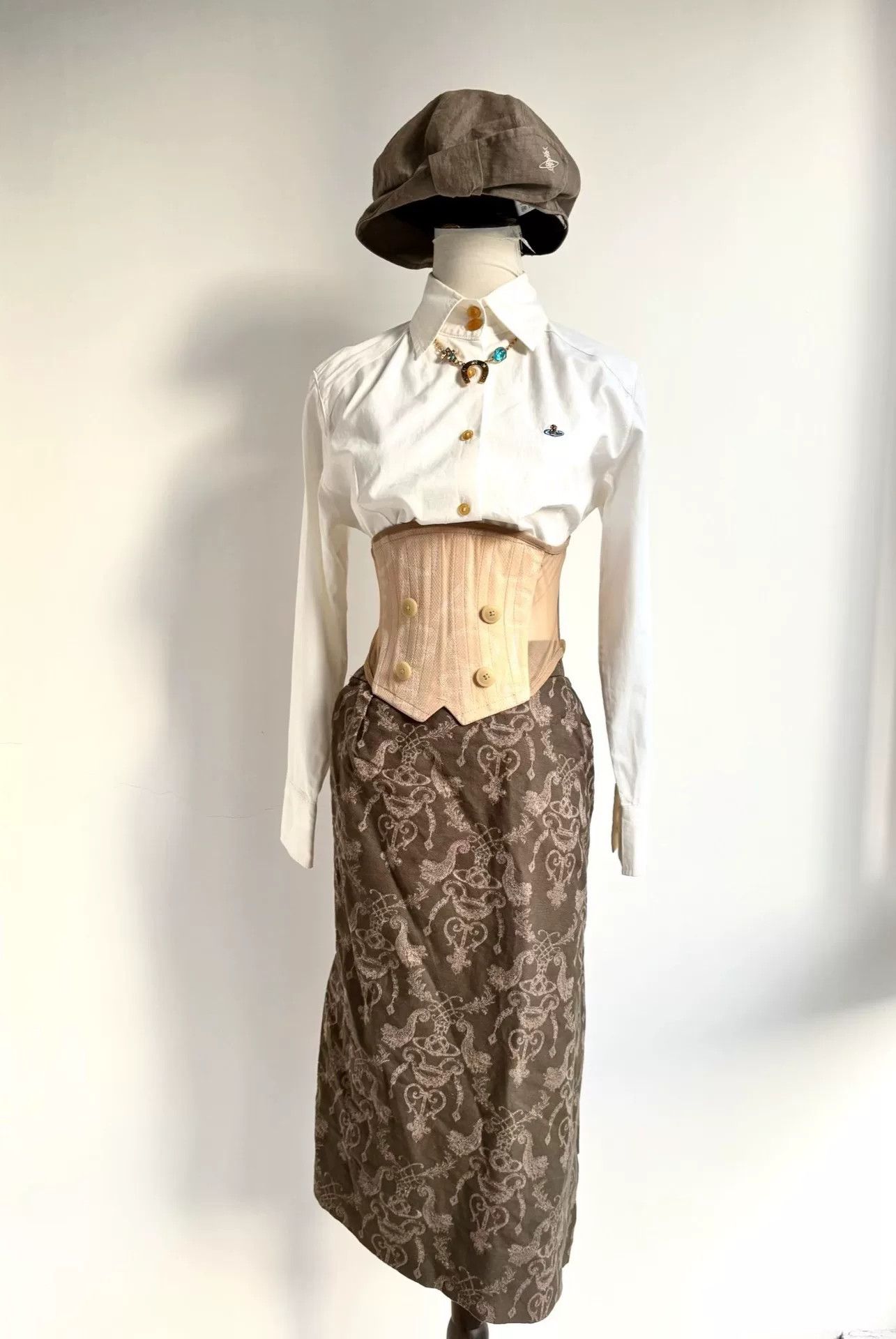 Vivienne Westwood vivienne westwood vintage chandelier saturn print skirt Size 23" - 2 Thumbnail