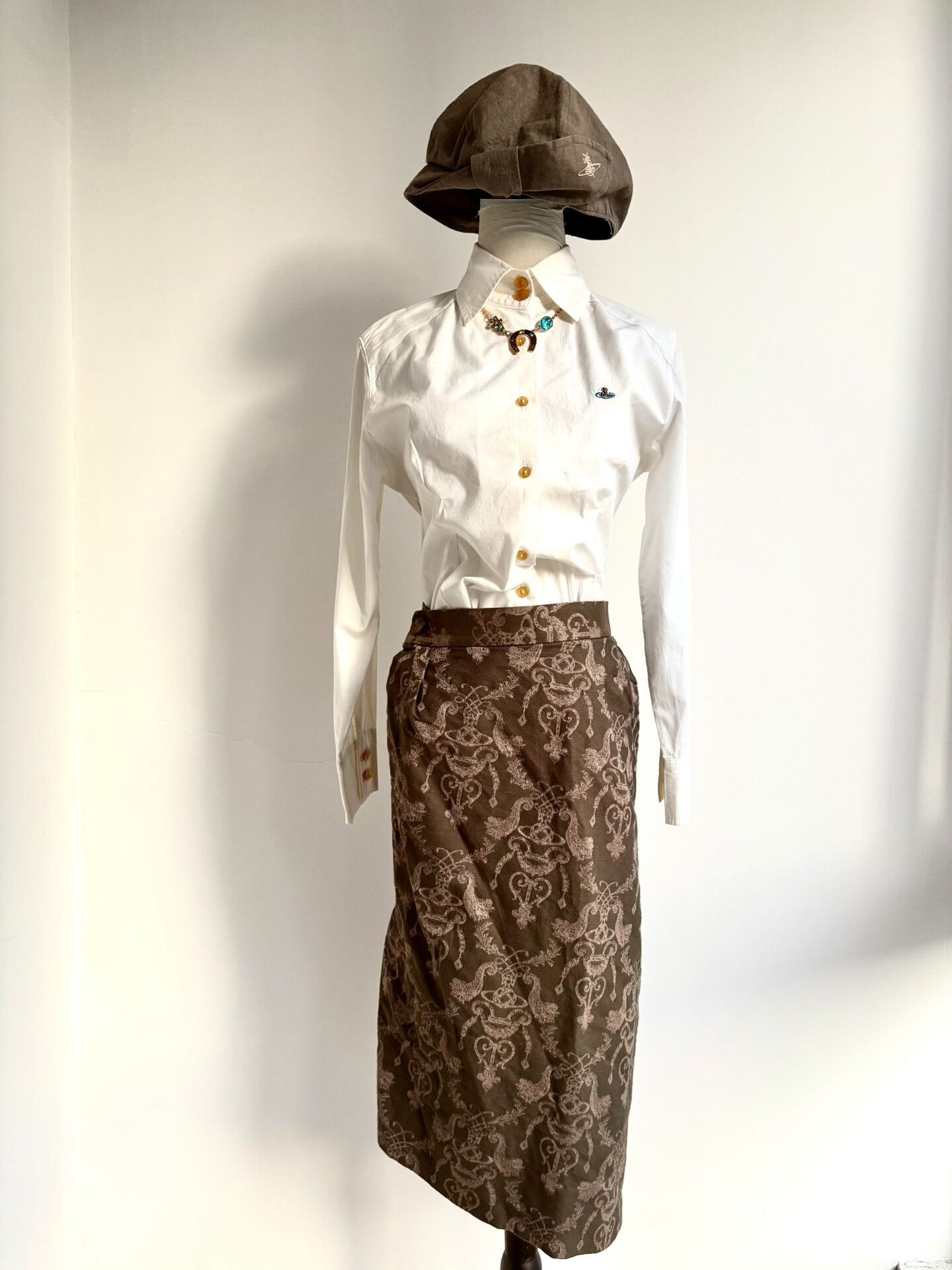Vivienne Westwood vivienne westwood vintage chandelier saturn print skirt Size 23" - 3 Thumbnail