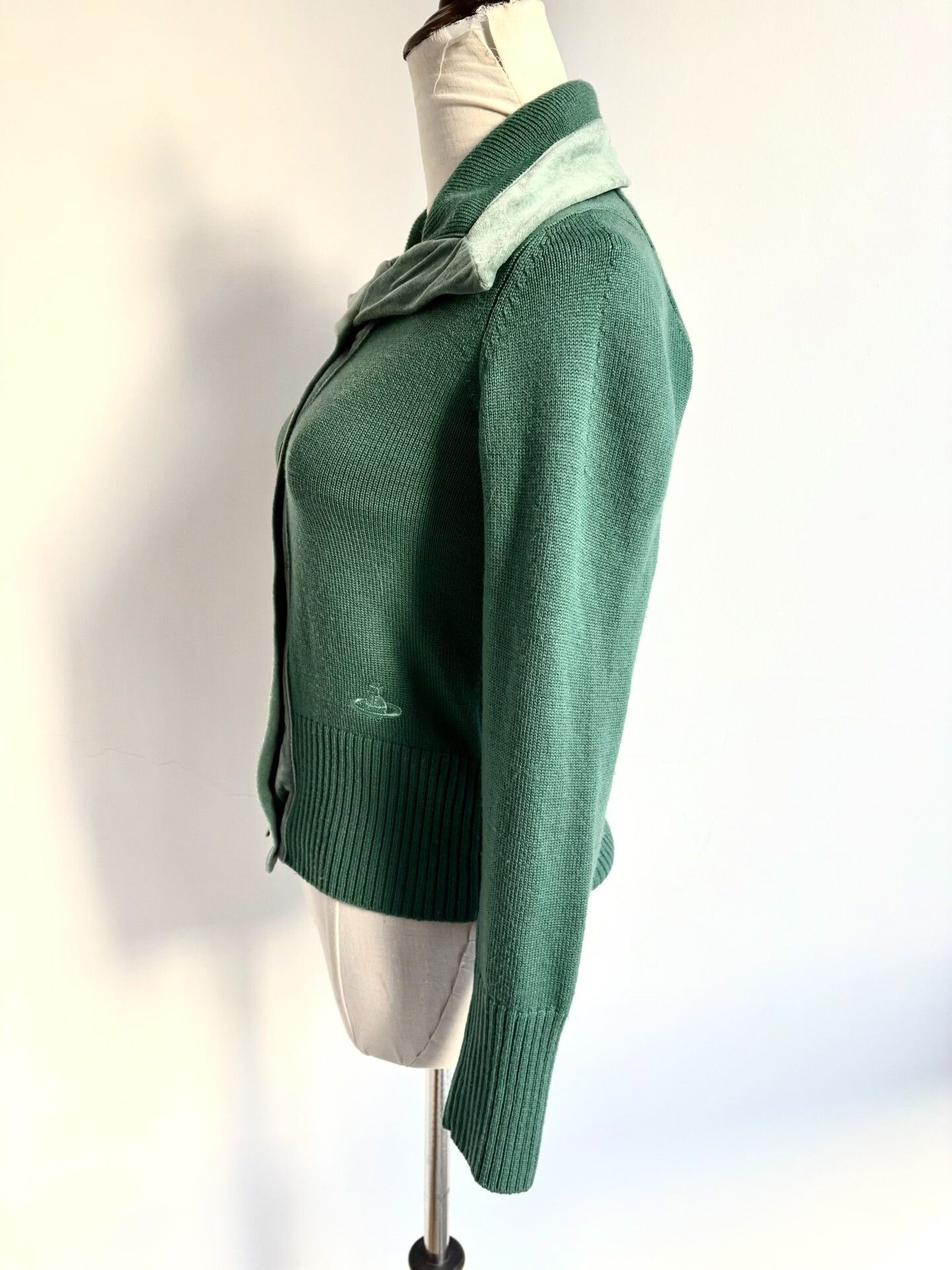 Vivienne Westwood vivienne westwood green velvet knit cardigan Size M / US 6-8 / IT 42-44 - 3 Thumbnail