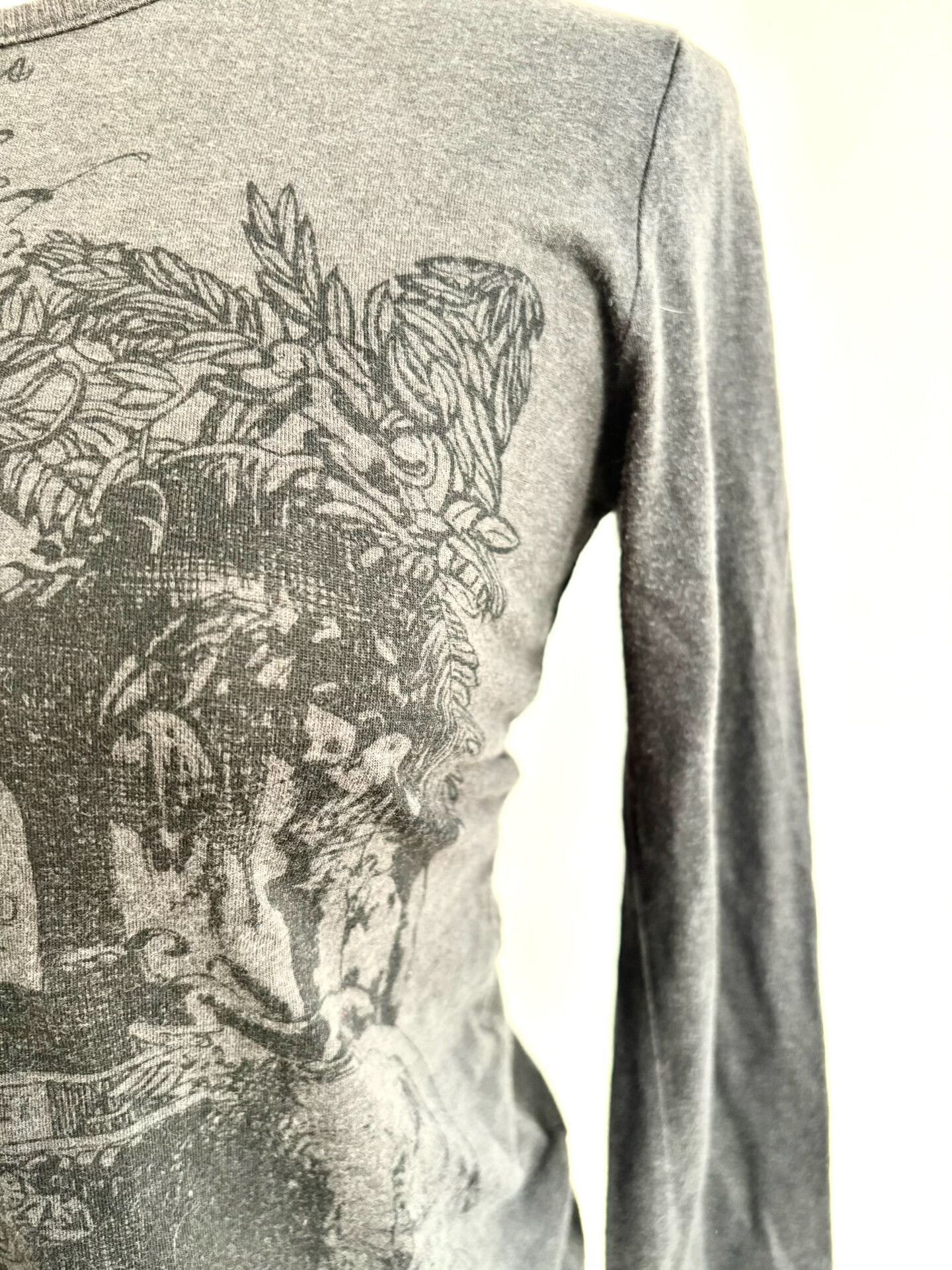 Vivienne Westwood vivienne westwood gray printed long sleeve top Size S / US 4 / IT 40 - 6 Thumbnail