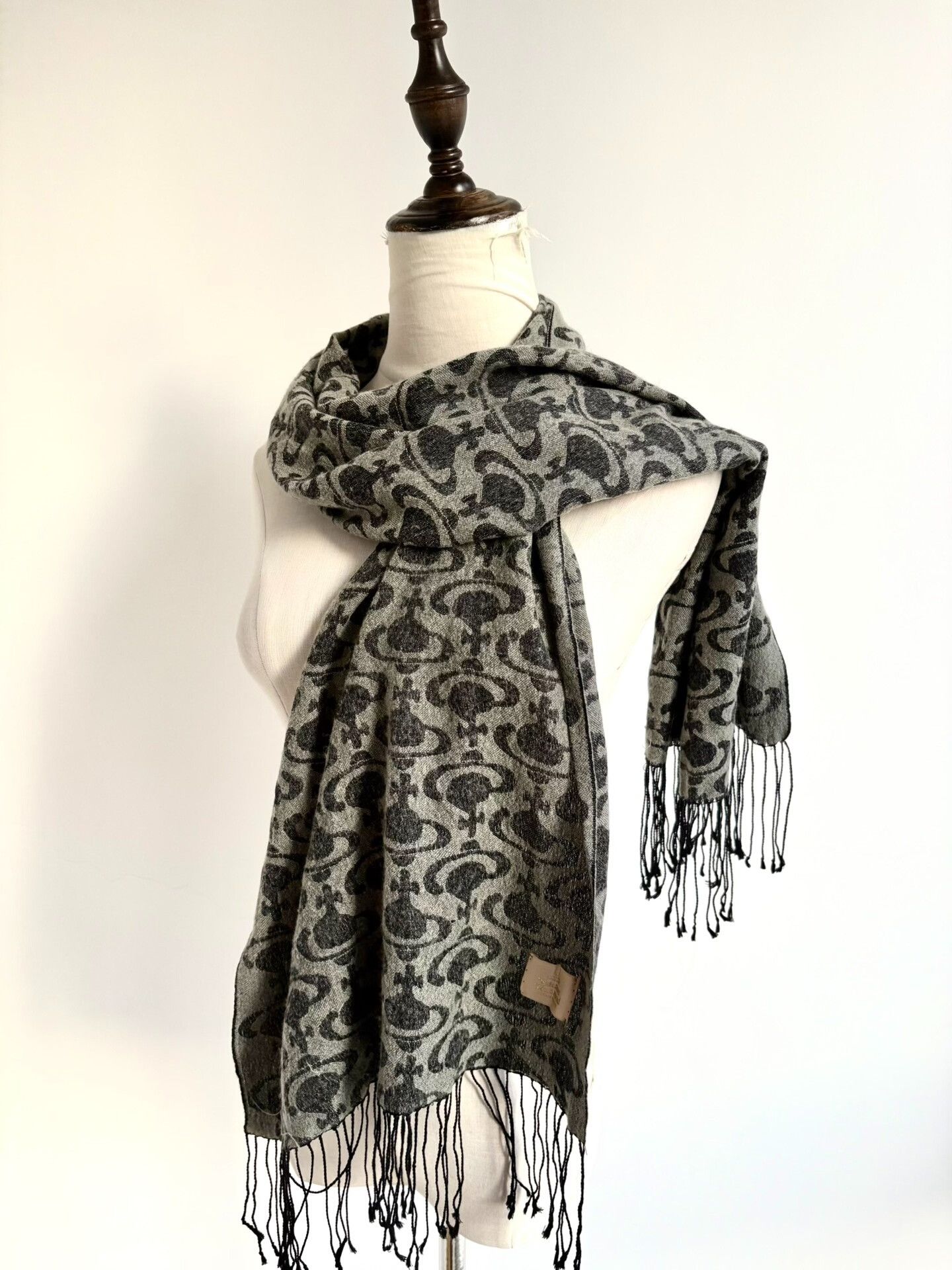 Vivienne Westwood vivienne westwood gray printed scarf Size ONE SIZE - 3 Thumbnail