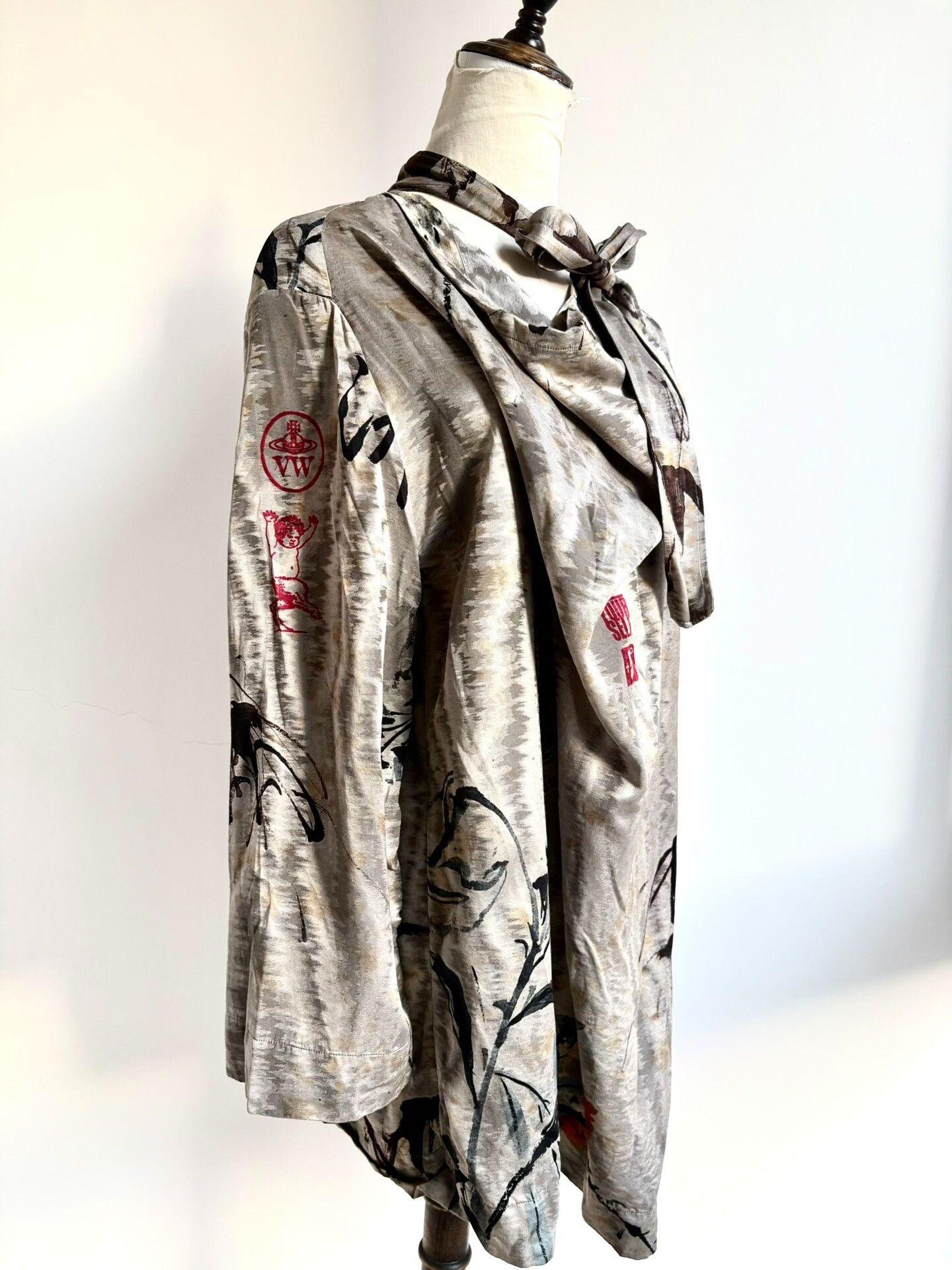 Vivienne Westwood vivienne westwood green watercolor style top Size L / US 10 / IT 46 - 2 Thumbnail