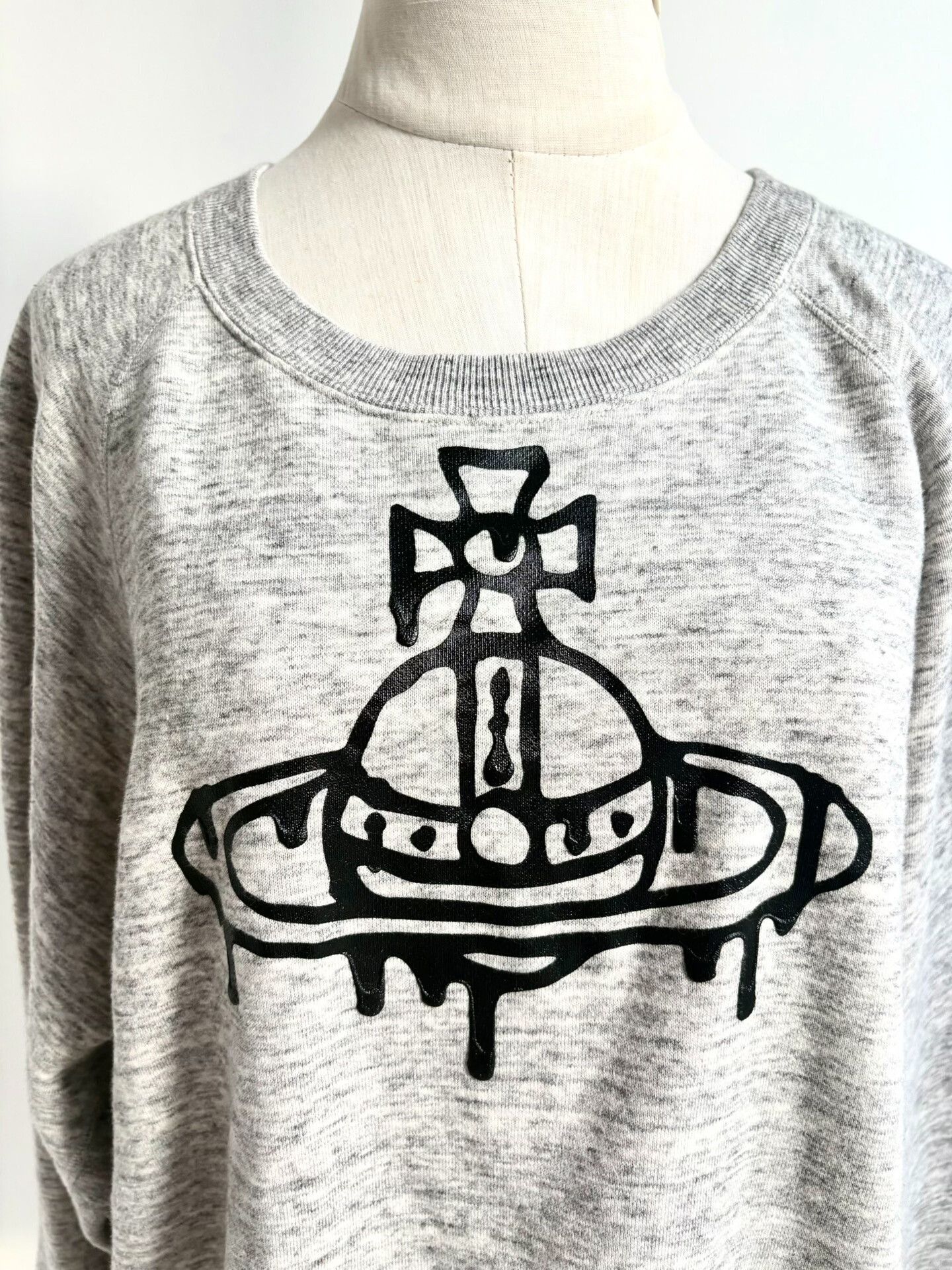 Vivienne Westwood vivienne westwood gray oversized sweatshirt Size ONE SIZE - 2 Thumbnail