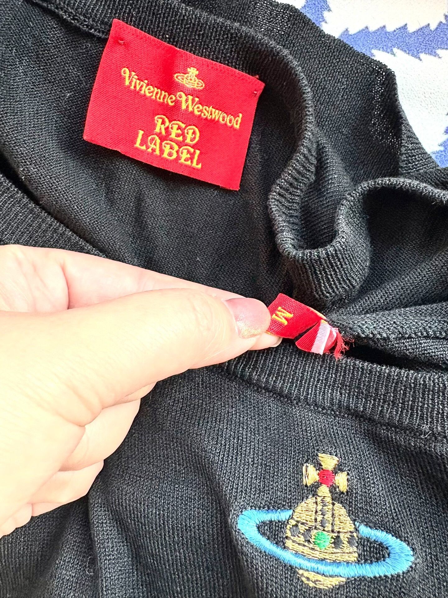 Vivienne Westwood vivienne westwood black knit top with brooch Size M / US 6-8 / IT 42-44 - 6 Thumbnail