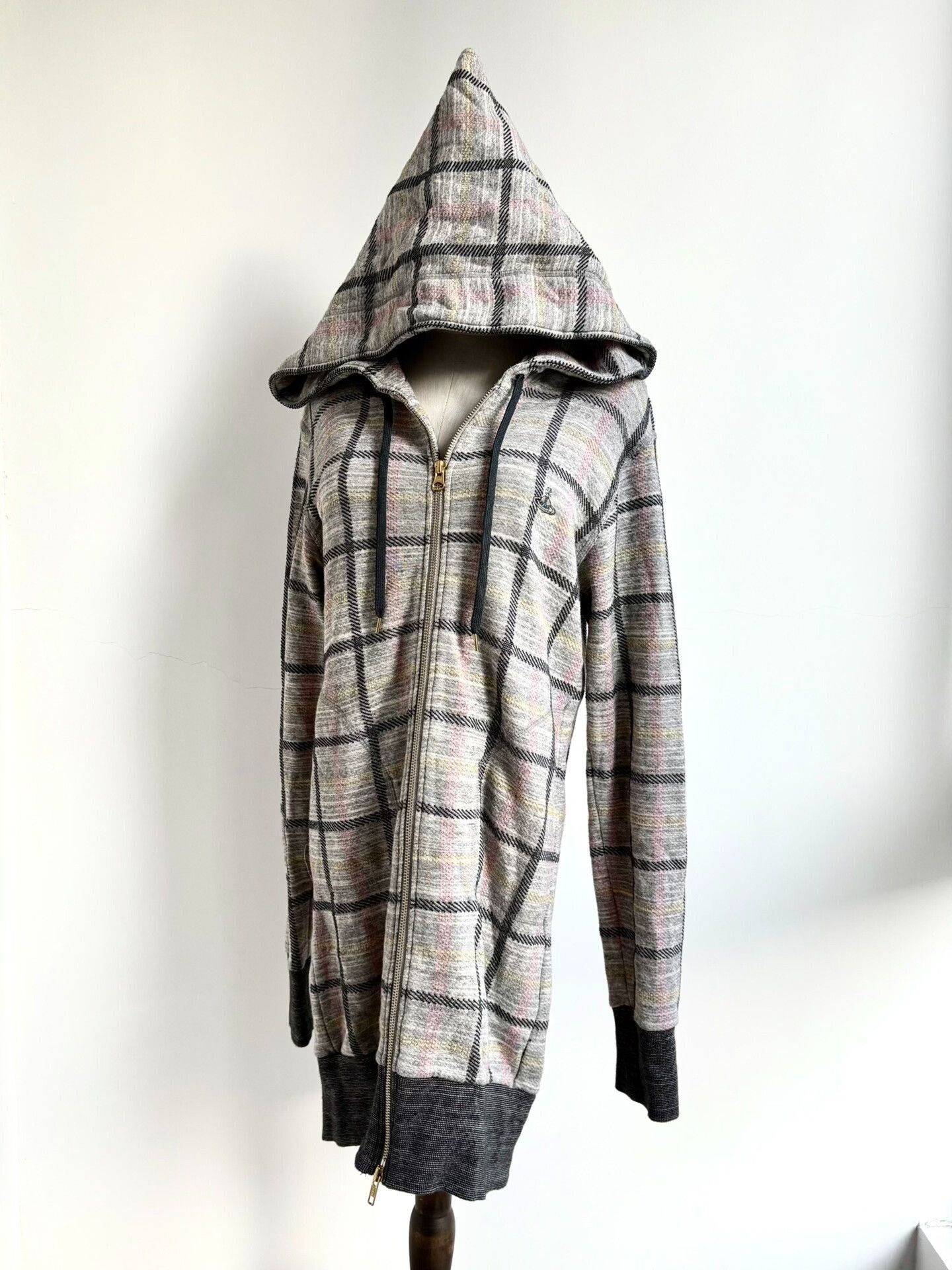 Vivienne Westwood vivienne westwood gray hooded sweatshirt coat Size L / US 10 / IT 46 - 2 Thumbnail