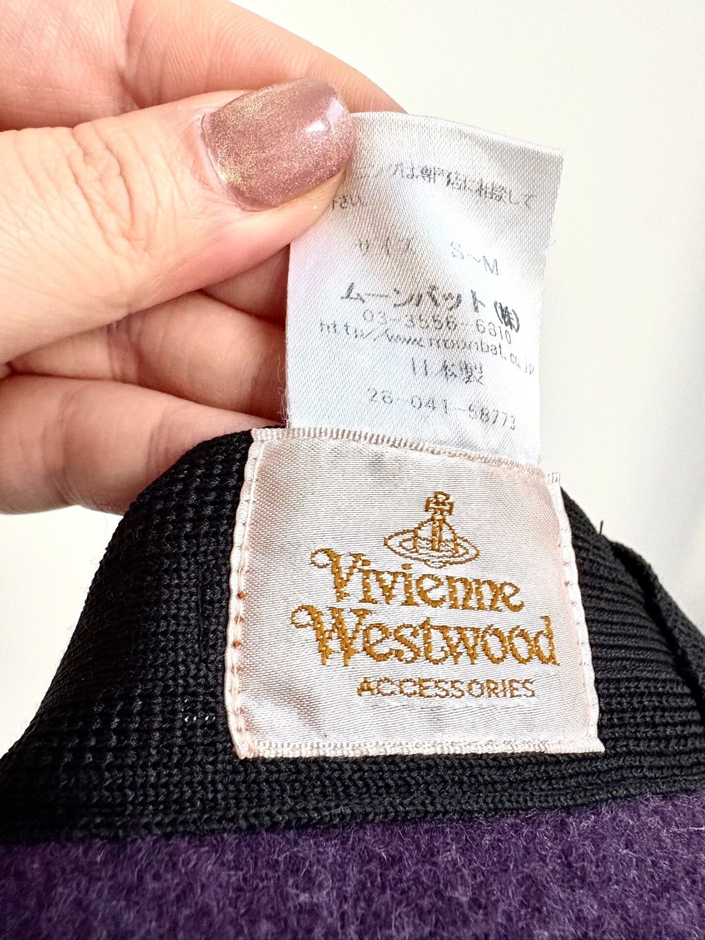 Vivienne Westwood vivienne westwood purple beret with graffiti design Size ONE SIZE - 7 Thumbnail