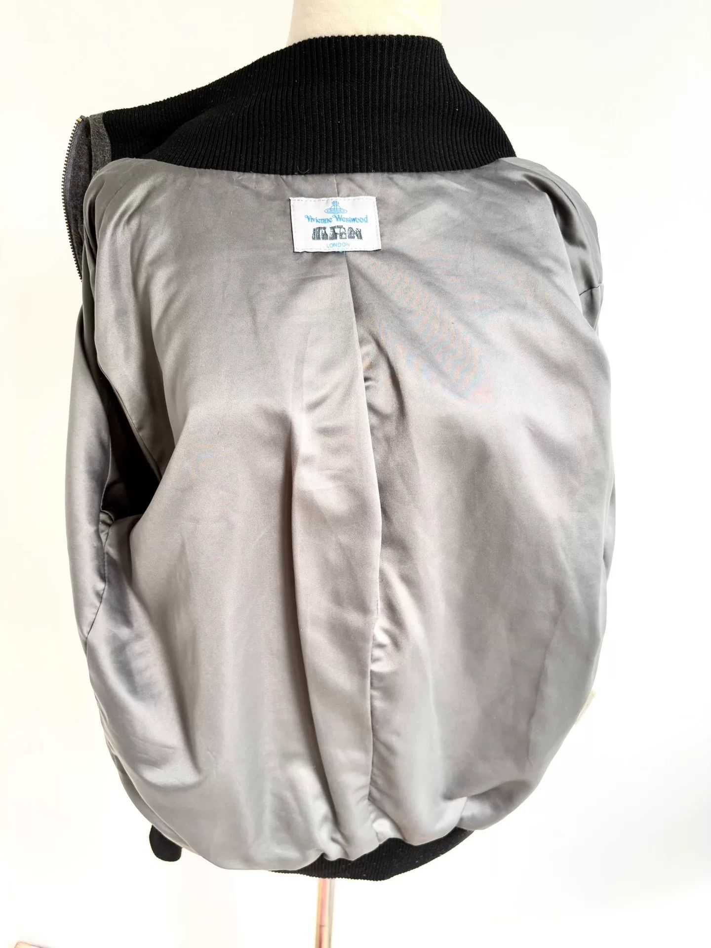 Vivienne Westwood vivienne westwood gray black flight jacket Size M / US 6-8 / IT 42-44 - 8 Thumbnail