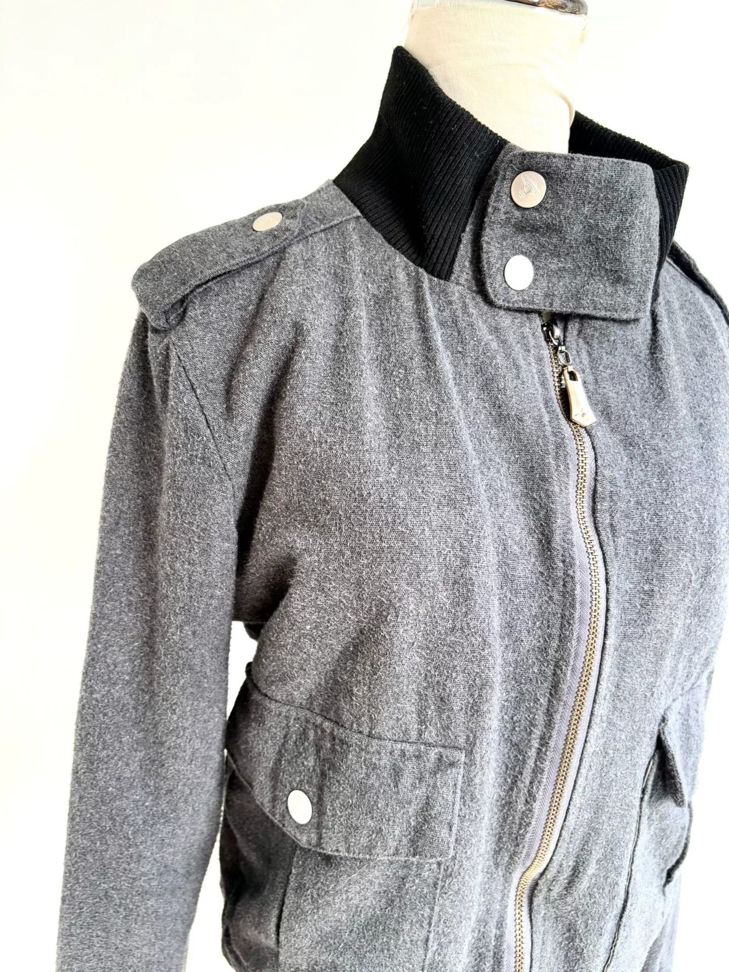 Vivienne Westwood vivienne westwood gray black flight jacket Size M / US 6-8 / IT 42-44 - 6 Thumbnail