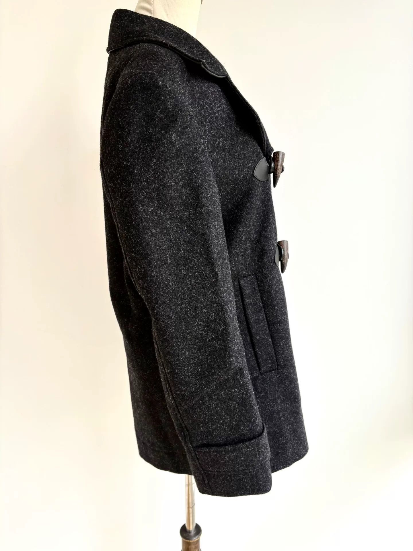Vivienne Westwood vivienne westwood black gray leather coat Size L / US 10 / IT 46 - 7 Thumbnail