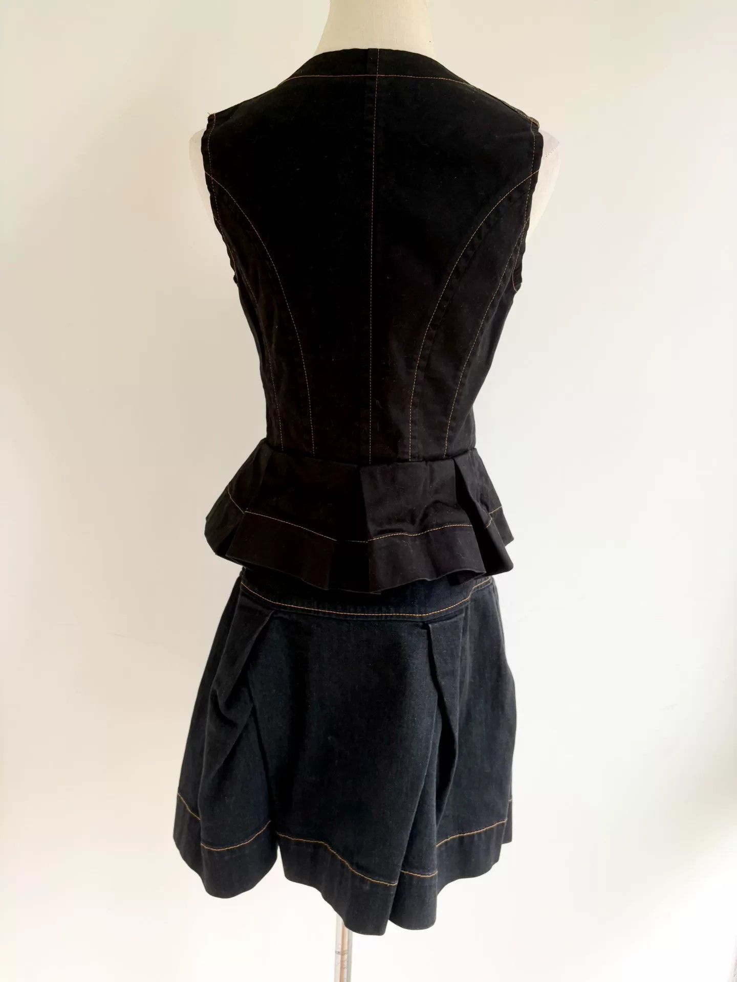 Vivienne Westwood vivienne westwood black denim corset vest Size M / US 6-8 / IT 42-44 - 4 Thumbnail