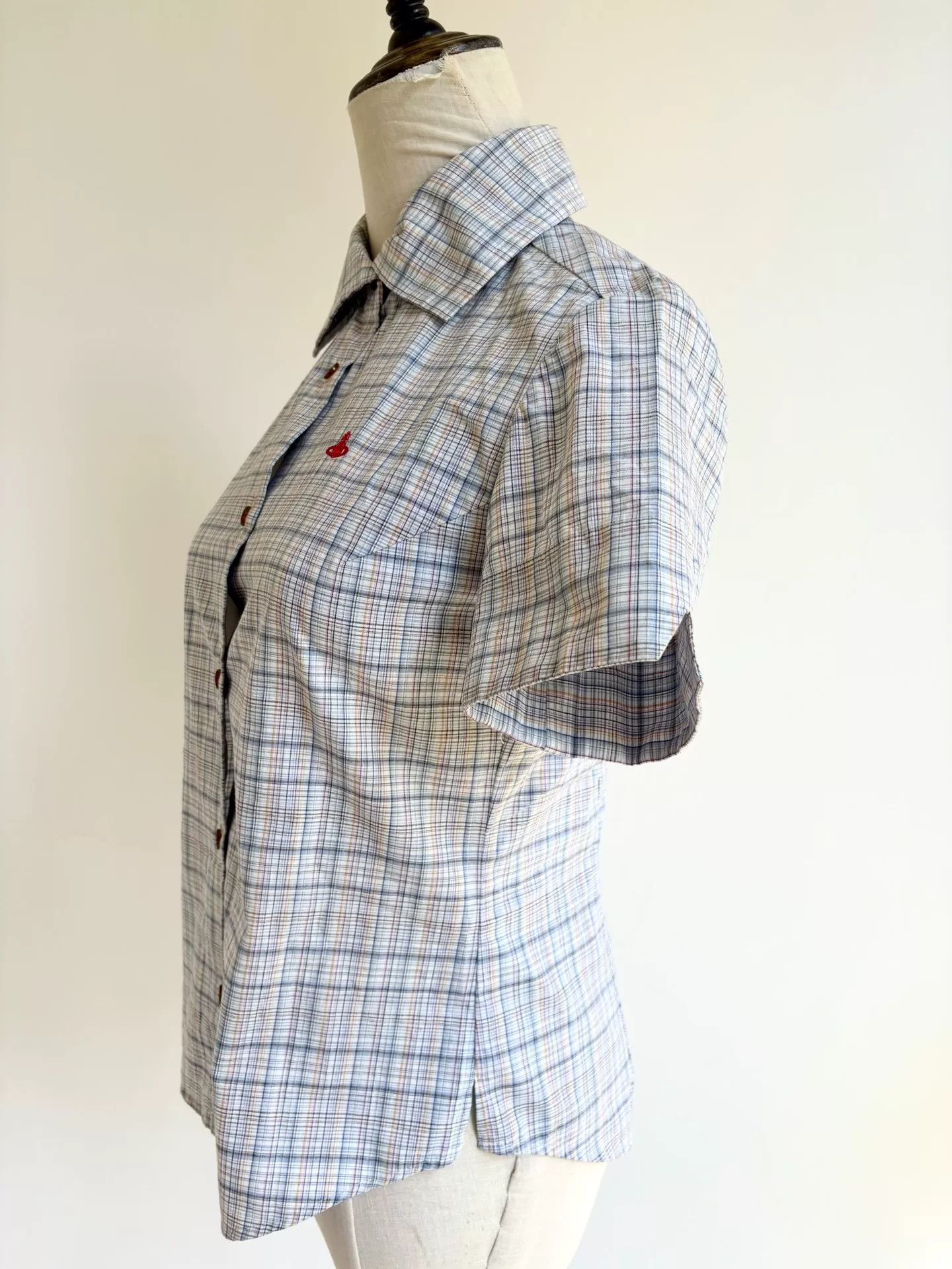 Vivienne Westwood vivienne westwood plaid short sleeve shirt Size S / US 4 / IT 40 - 2 Thumbnail
