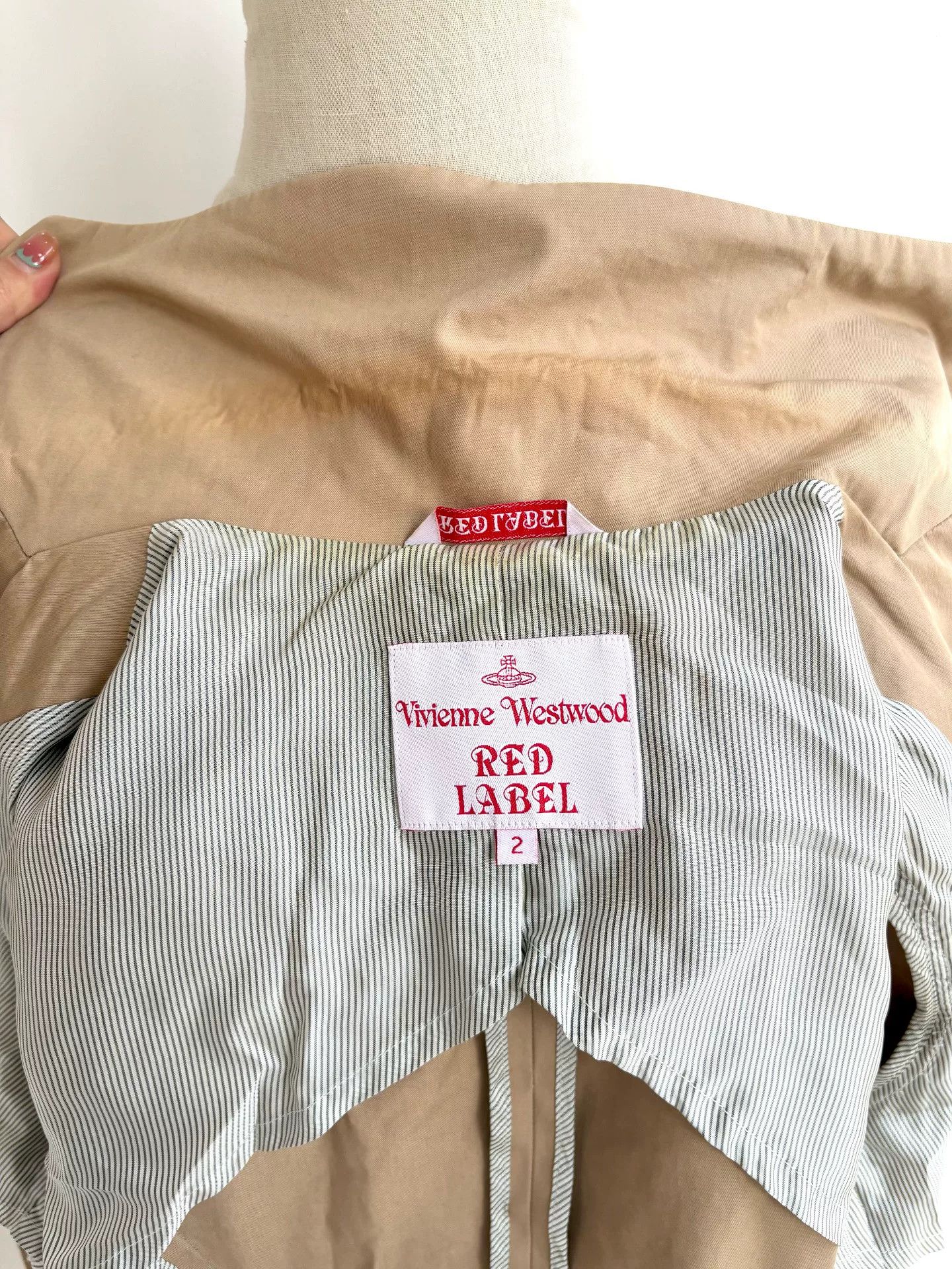 Vivienne Westwood vivienne westwood heart collar khaki trench coat Size XL / US 12-14 / IT 48-50 - 6 Thumbnail
