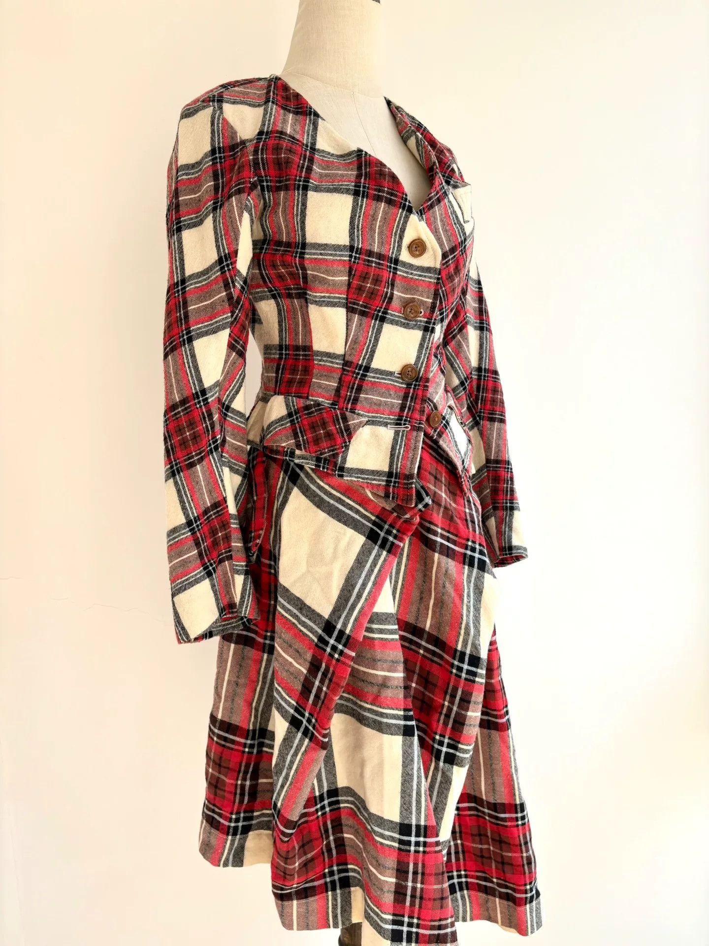 Vivienne Westwood vivienne westwood plaid suit with draped detail Size M / US 6-8 / IT 42-44 - 4 Thumbnail