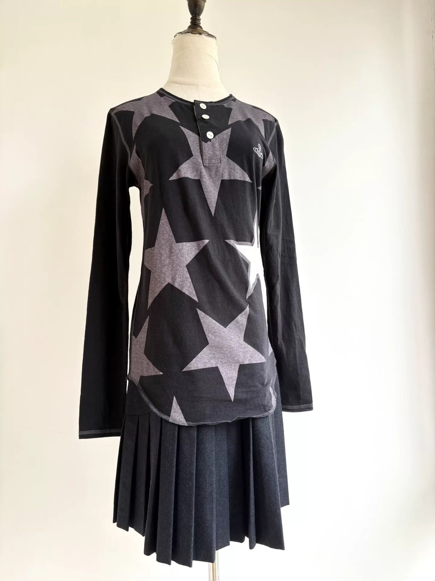 Vivienne Westwood vivienne westwood black gray star top Size XL / US 12-14 / IT 48-50 - 3 Thumbnail