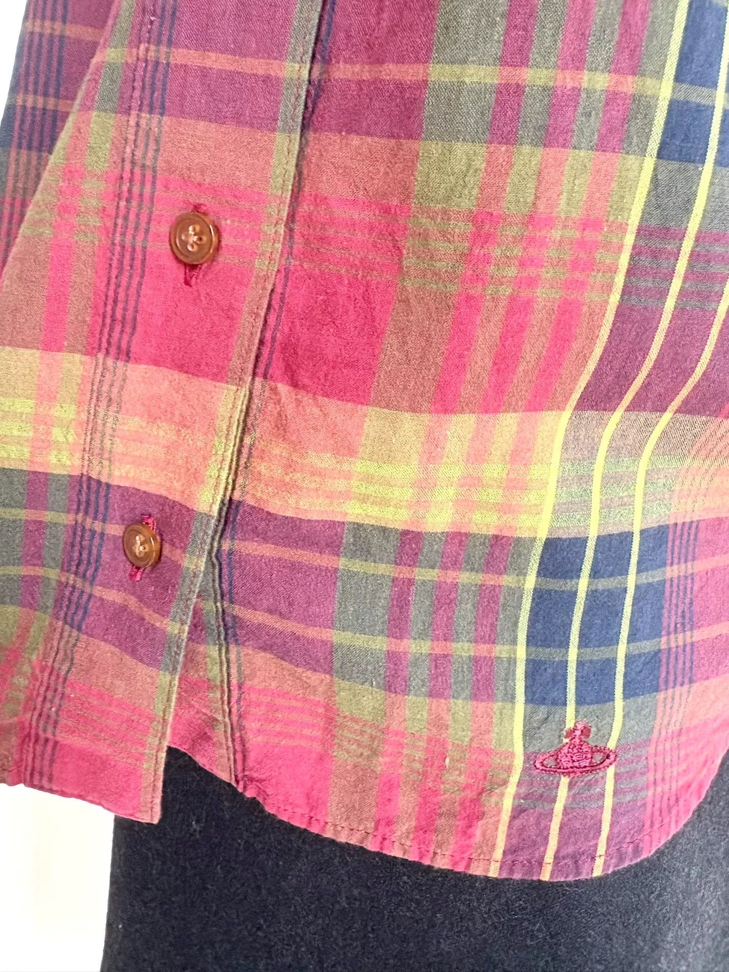 Vivienne Westwood vivienne westwood plaid bow short sleeve top Size S / US 4 / IT 40 - 4 Thumbnail