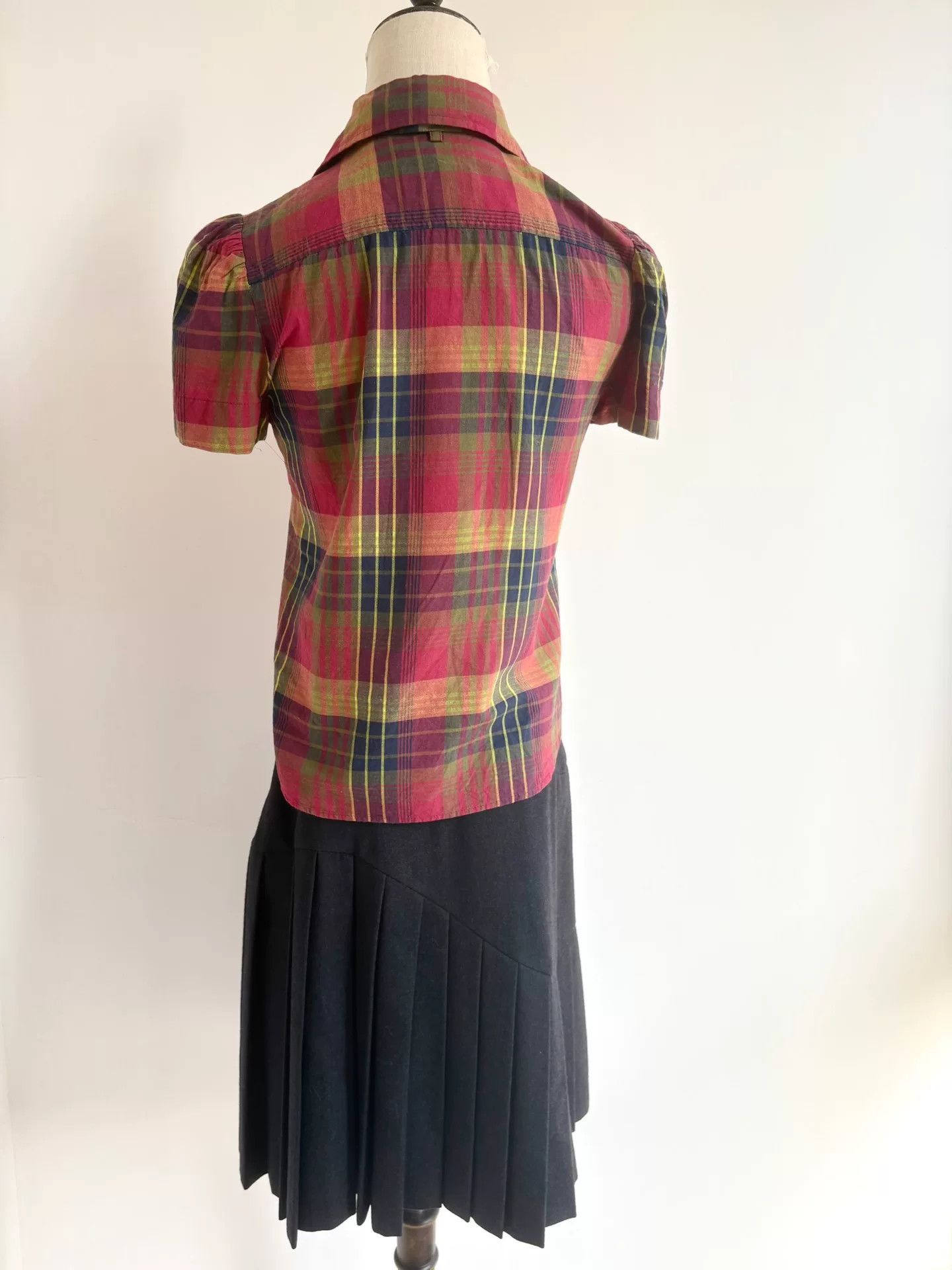 Vivienne Westwood vivienne westwood plaid bow short sleeve top Size S / US 4 / IT 40 - 7 Thumbnail