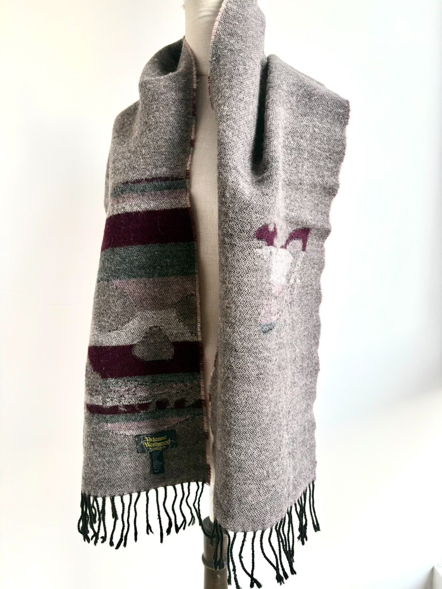 Vivienne Westwood vivienne westwood striped wool skull scarf Size ONE SIZE - 4 Thumbnail