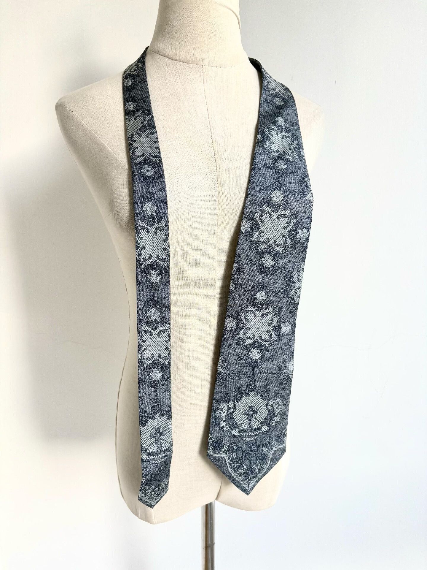 Vivienne Westwood vivienne westwood ice blue lace floral tie Size ONE SIZE - 4 Thumbnail