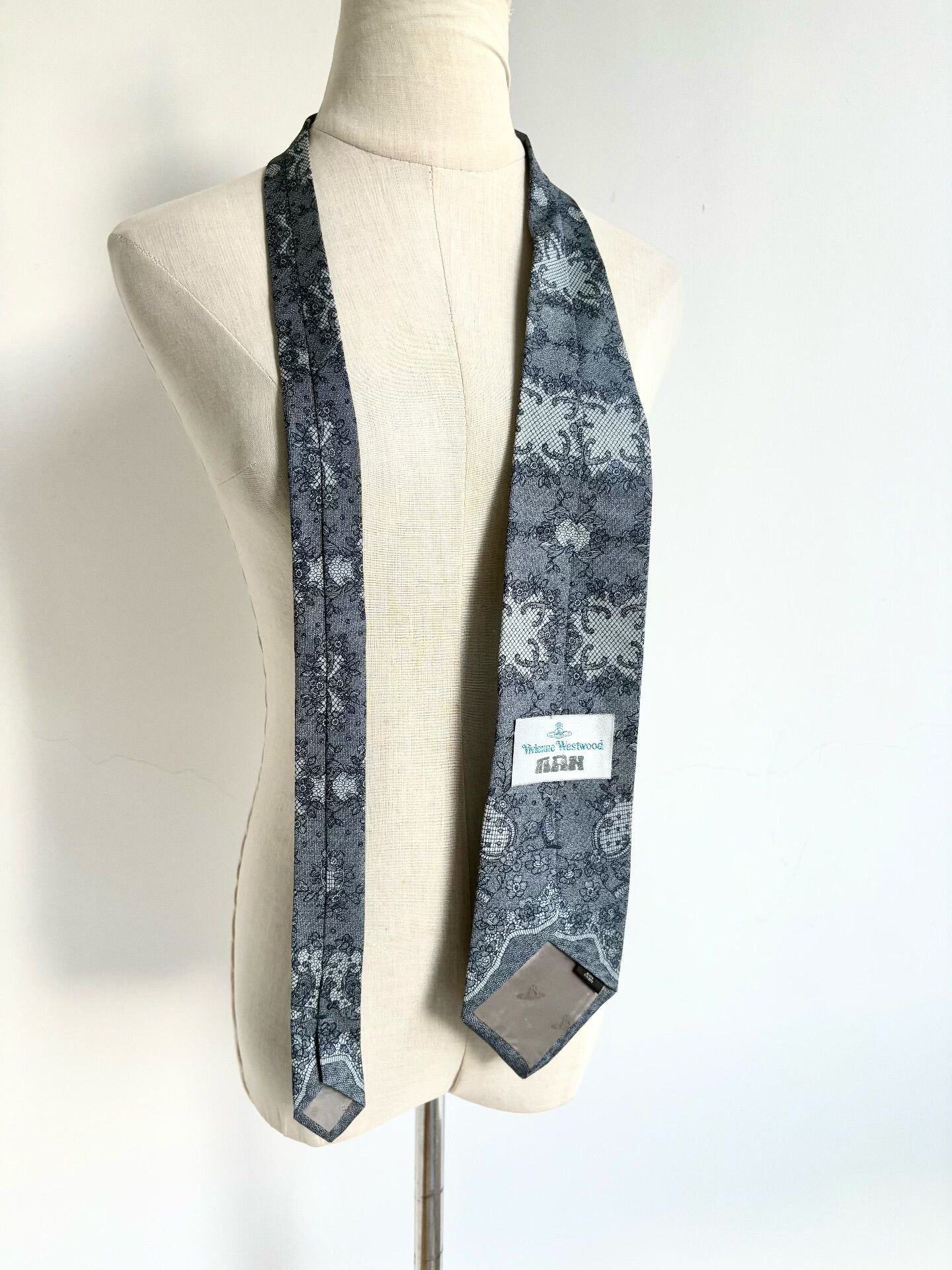 Vivienne Westwood vivienne westwood ice blue lace floral tie Size ONE SIZE - 5 Thumbnail