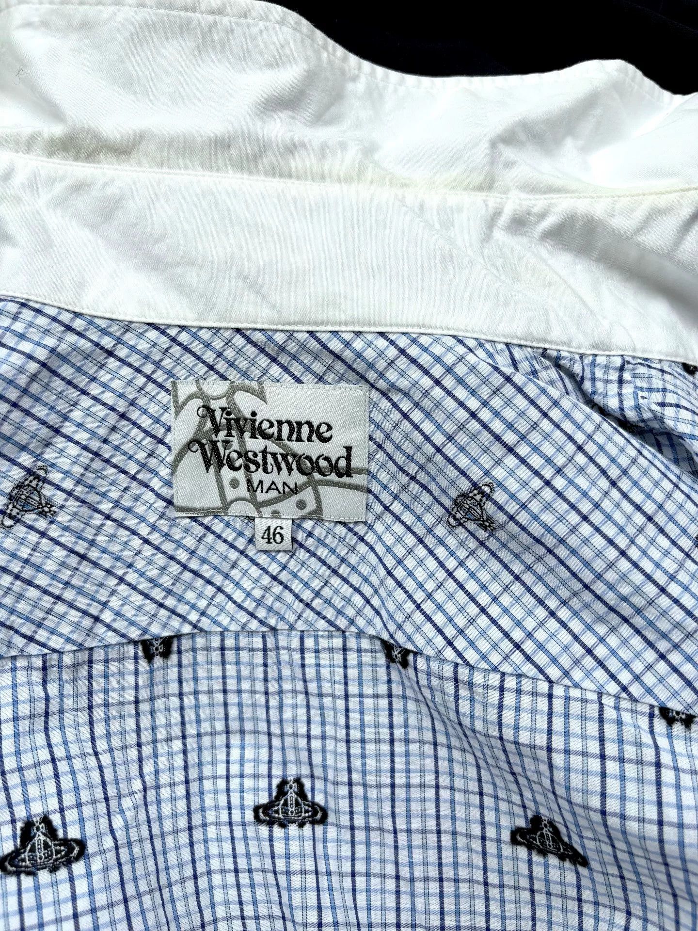 Vivienne Westwood vivienne westwood blue checkered saturn shirt Size XL / US 12-14 / IT 48-50 - 9 Thumbnail