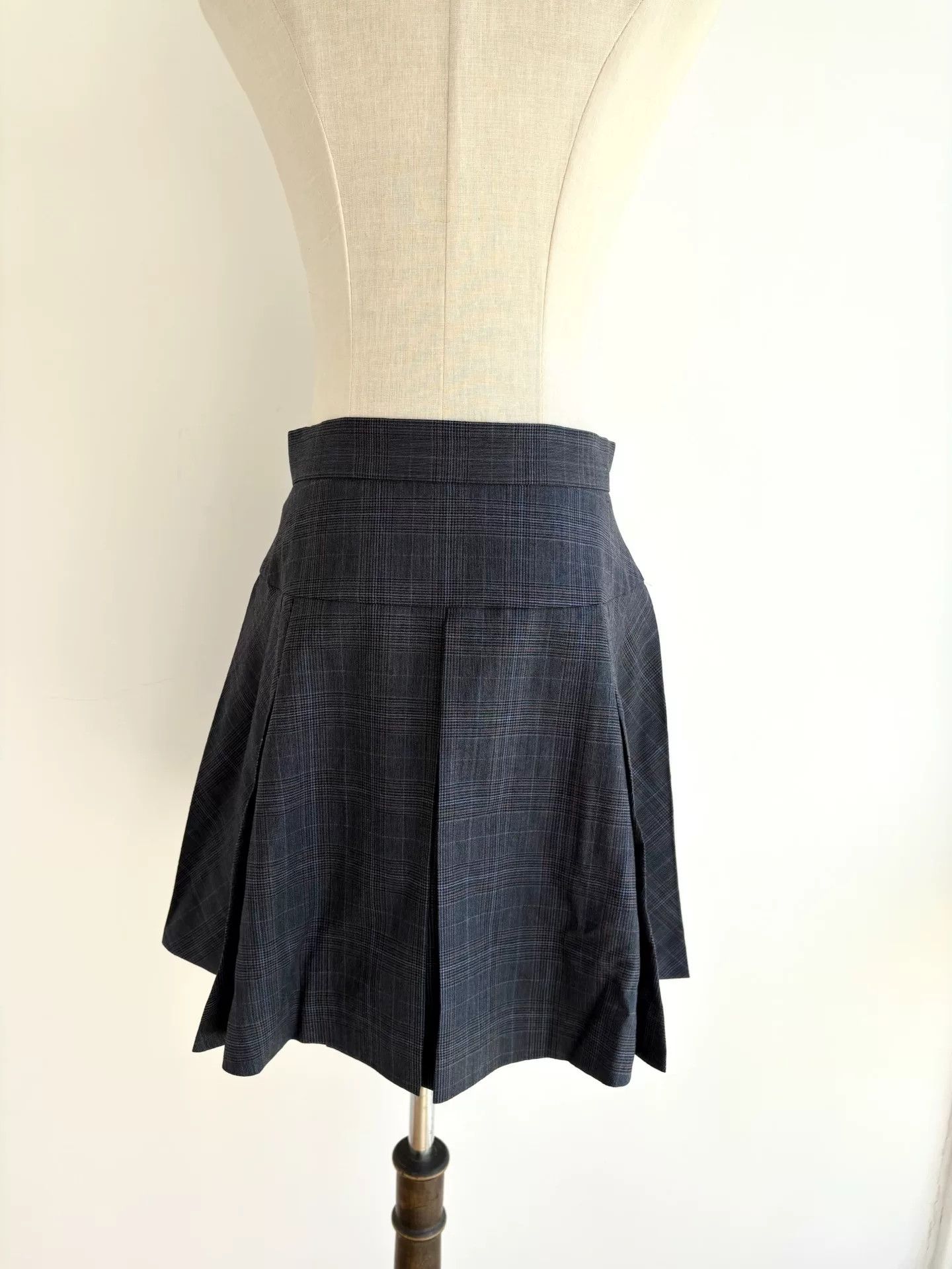 Vivienne Westwood vivienne westwood gray checkered skirt Size 23" - 2 Thumbnail