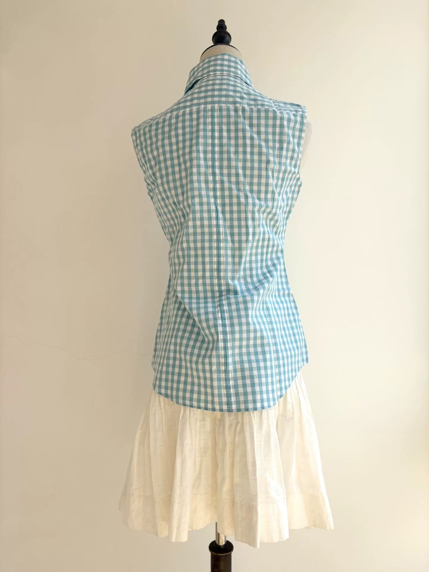 Vivienne Westwood vintage vivienne westwood blue check sleeveless shirt Size S / US 4 / IT 40 - 4 Thumbnail