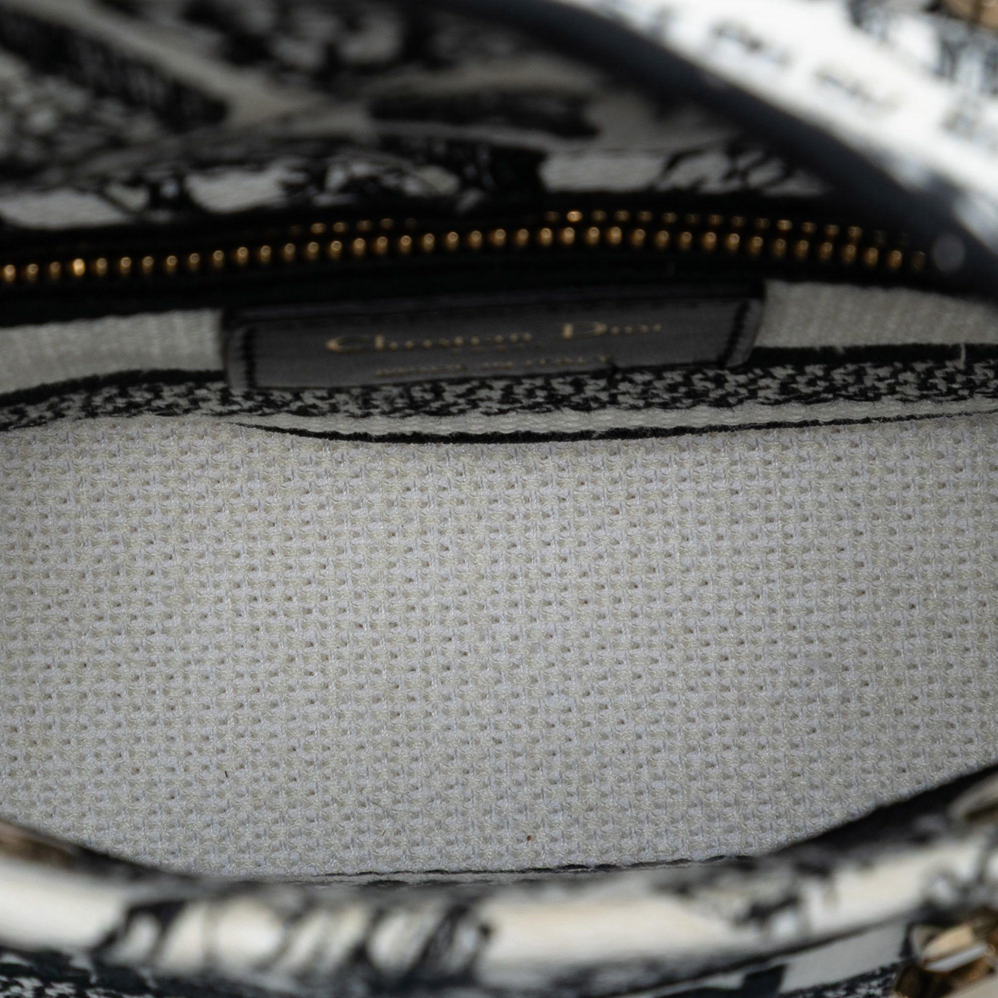 Dior Dior Mini Embroidered Canvas Plan de Paris Lady D Lite Size ONE SIZE - 4 Thumbnail
