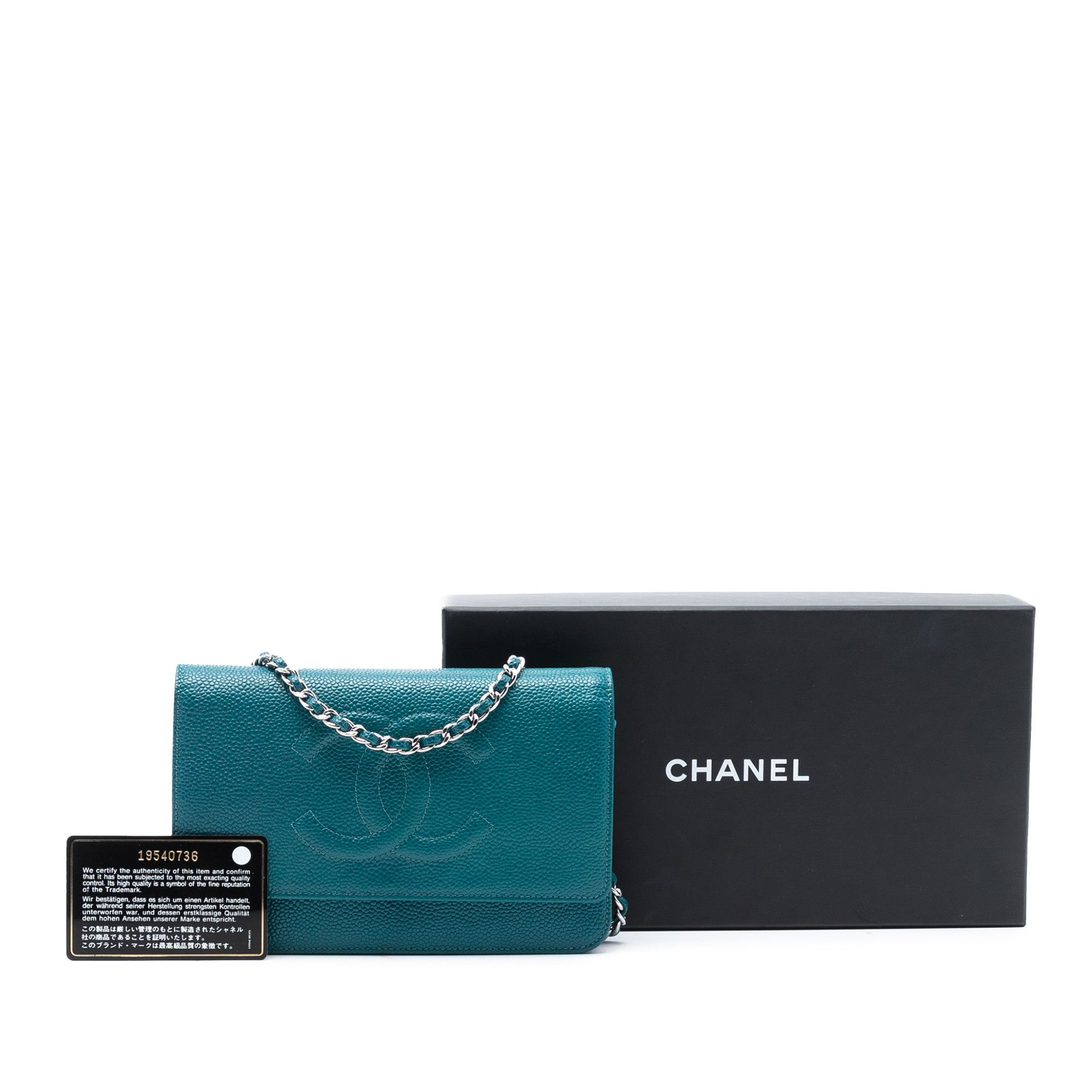 Chanel Chanel CC Caviar Wallet On Chain Size ONE SIZE - 8 Thumbnail