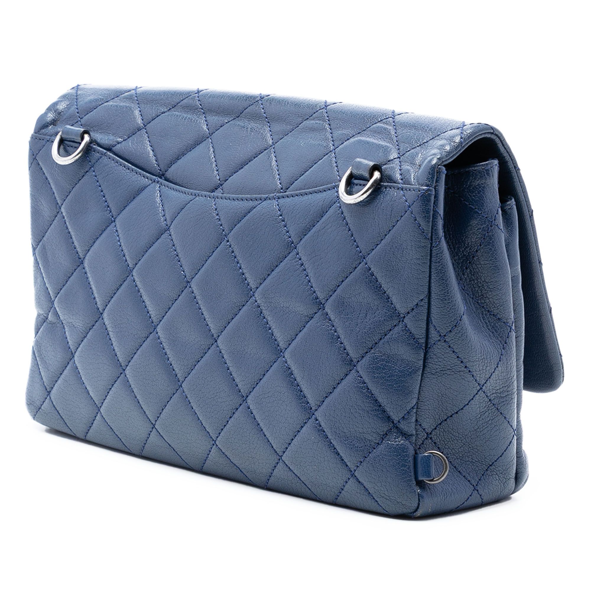 Chanel Chanel Large Quilted Goatskin Double Carry Waist Chain Flap Size ONE SIZE - 2 Thumbnail