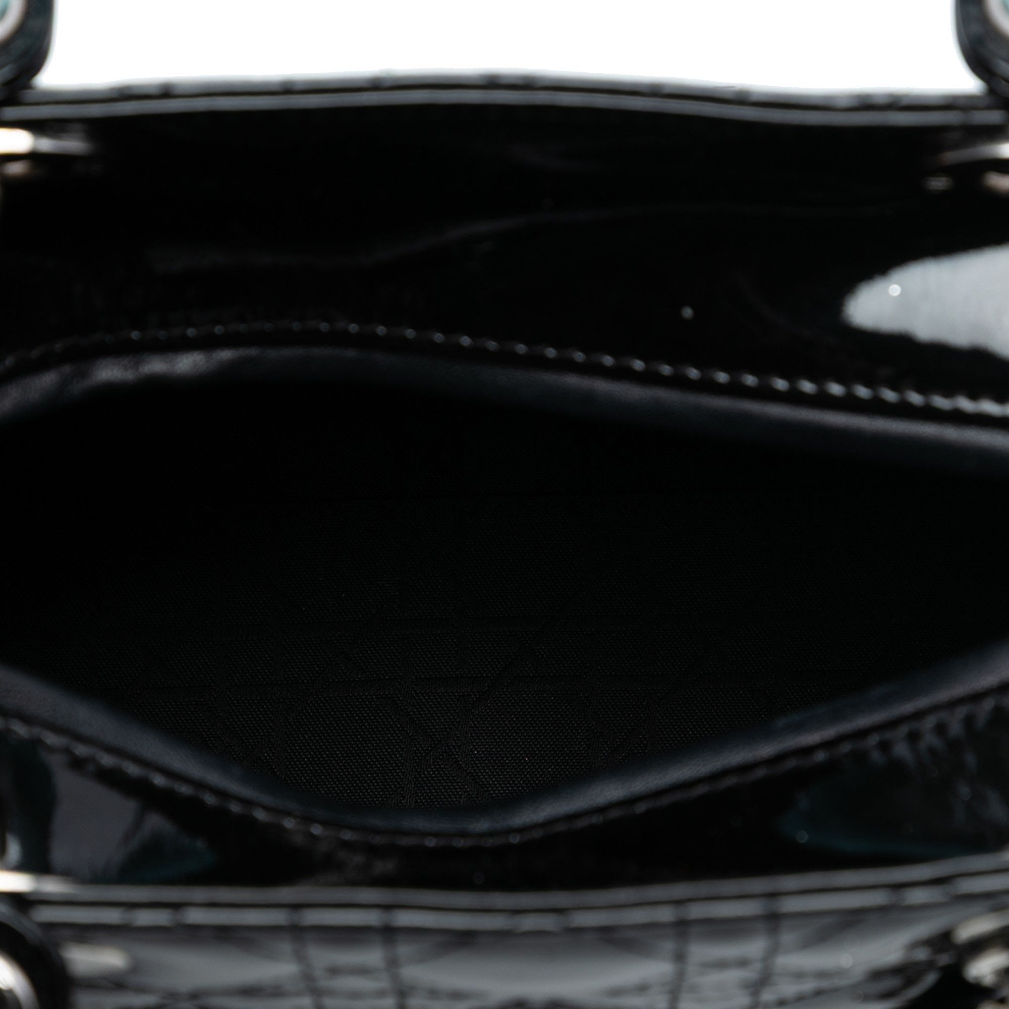 Dior Dior Medium Patent Cannage Lady Dior Size ONE SIZE - 4 Thumbnail