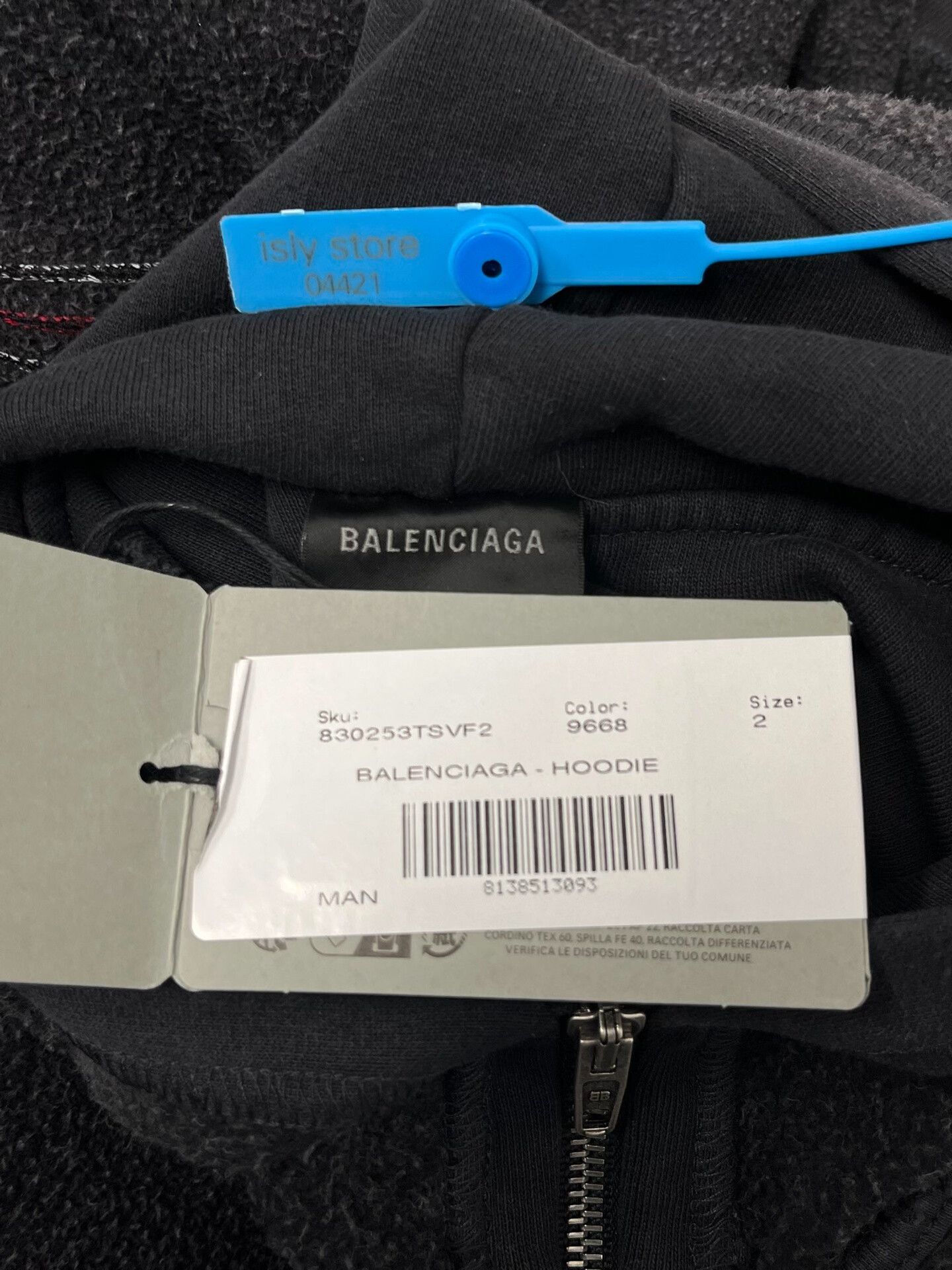 Balenciaga Balenciaga Hooded Logo Long Sleeve Sweatshirt Size US M / EU 48-50 / 2 - 5 Thumbnail