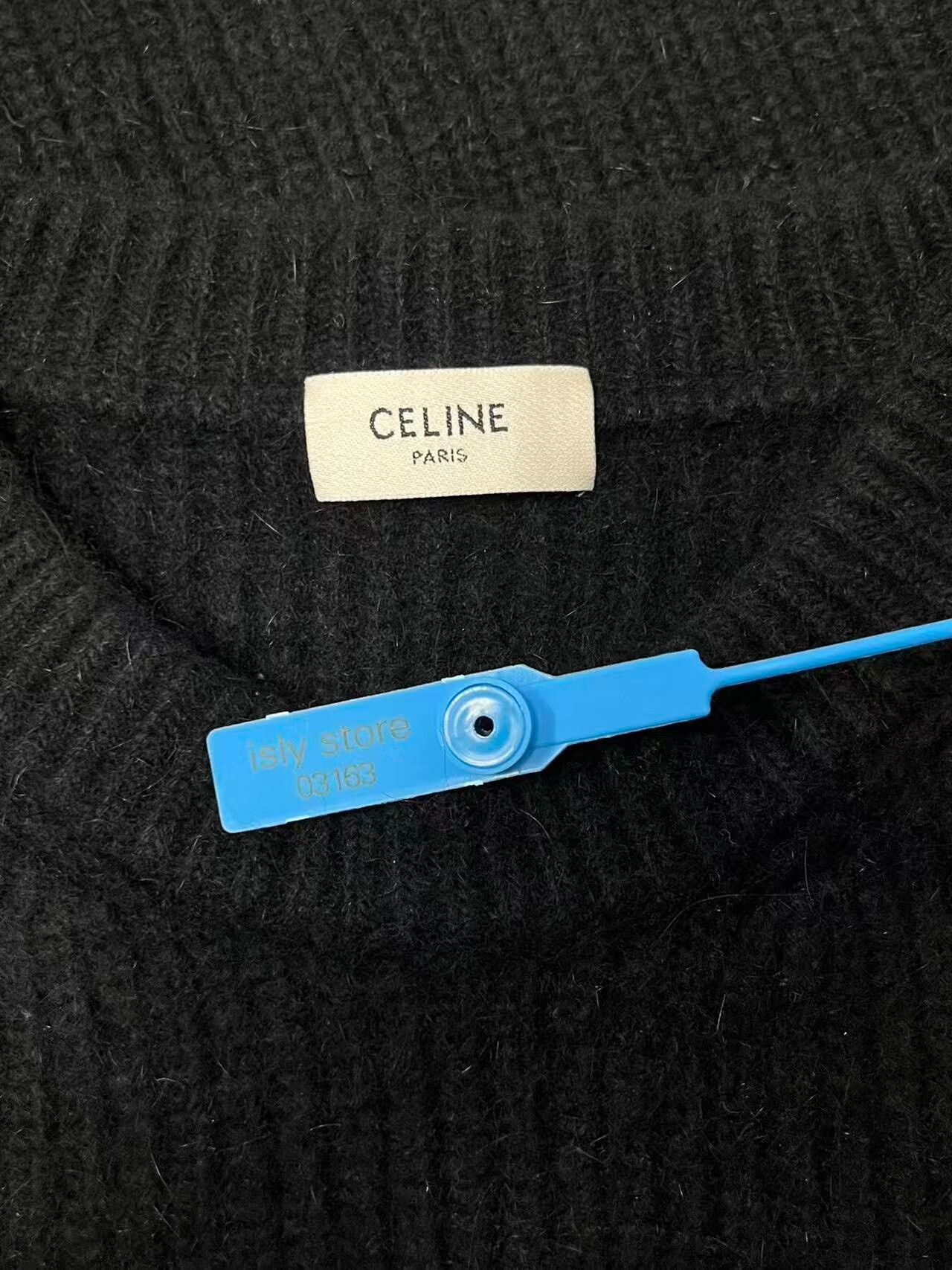 Celine classic embroidered crew neck wool sweater Size US XS / EU 42 / 0 - 4 Thumbnail