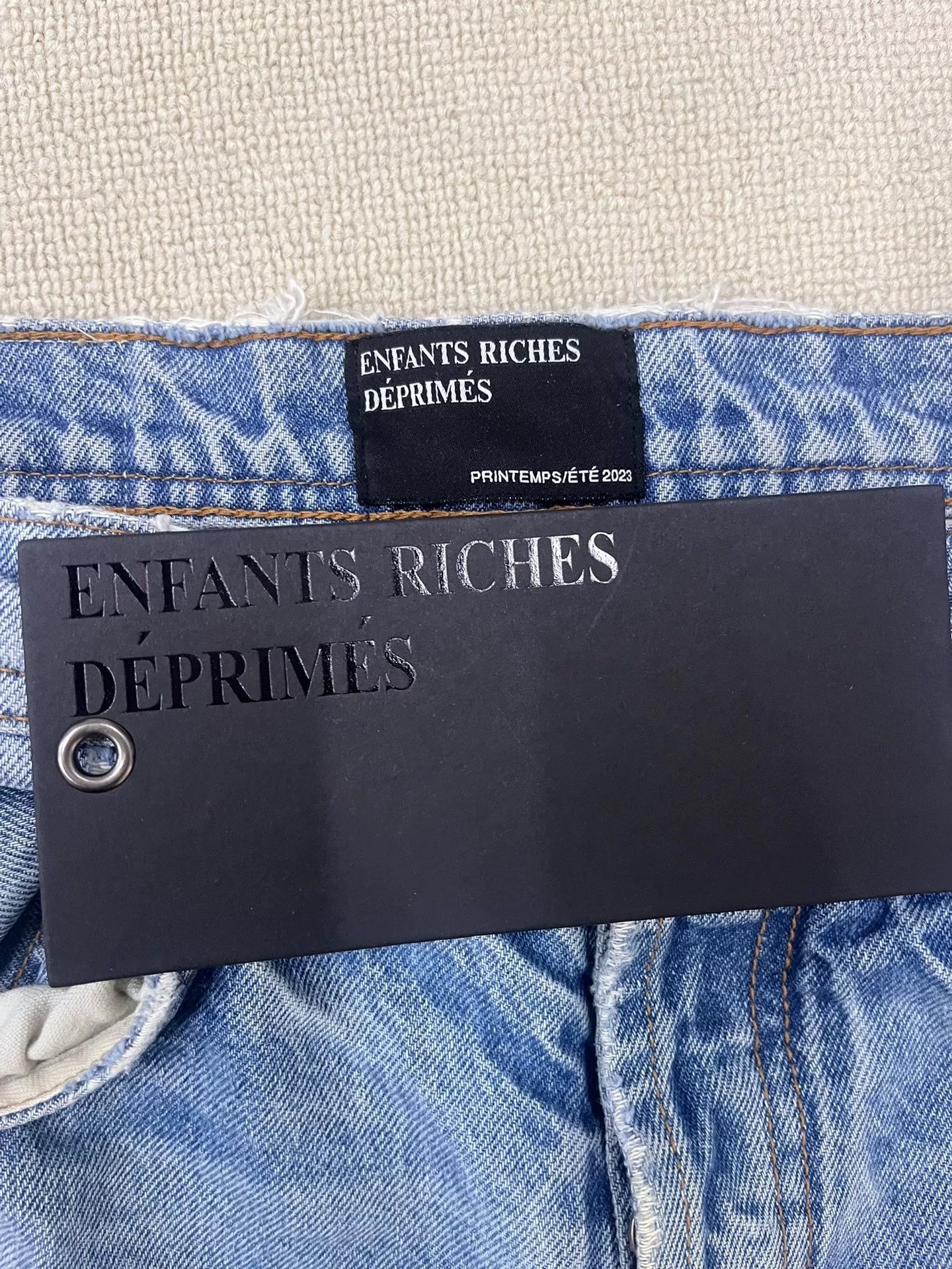 Enfants Riches Deprimes Enfants Riches Deprimes Distressed Blue Denim Pants Size US 29 - 6 Thumbnail