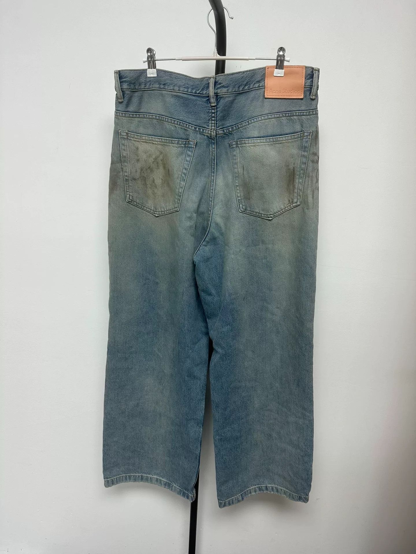 Acne Studios acne studios blue straight leg denim pants Size US 32 / EU 48 - 2 Thumbnail
