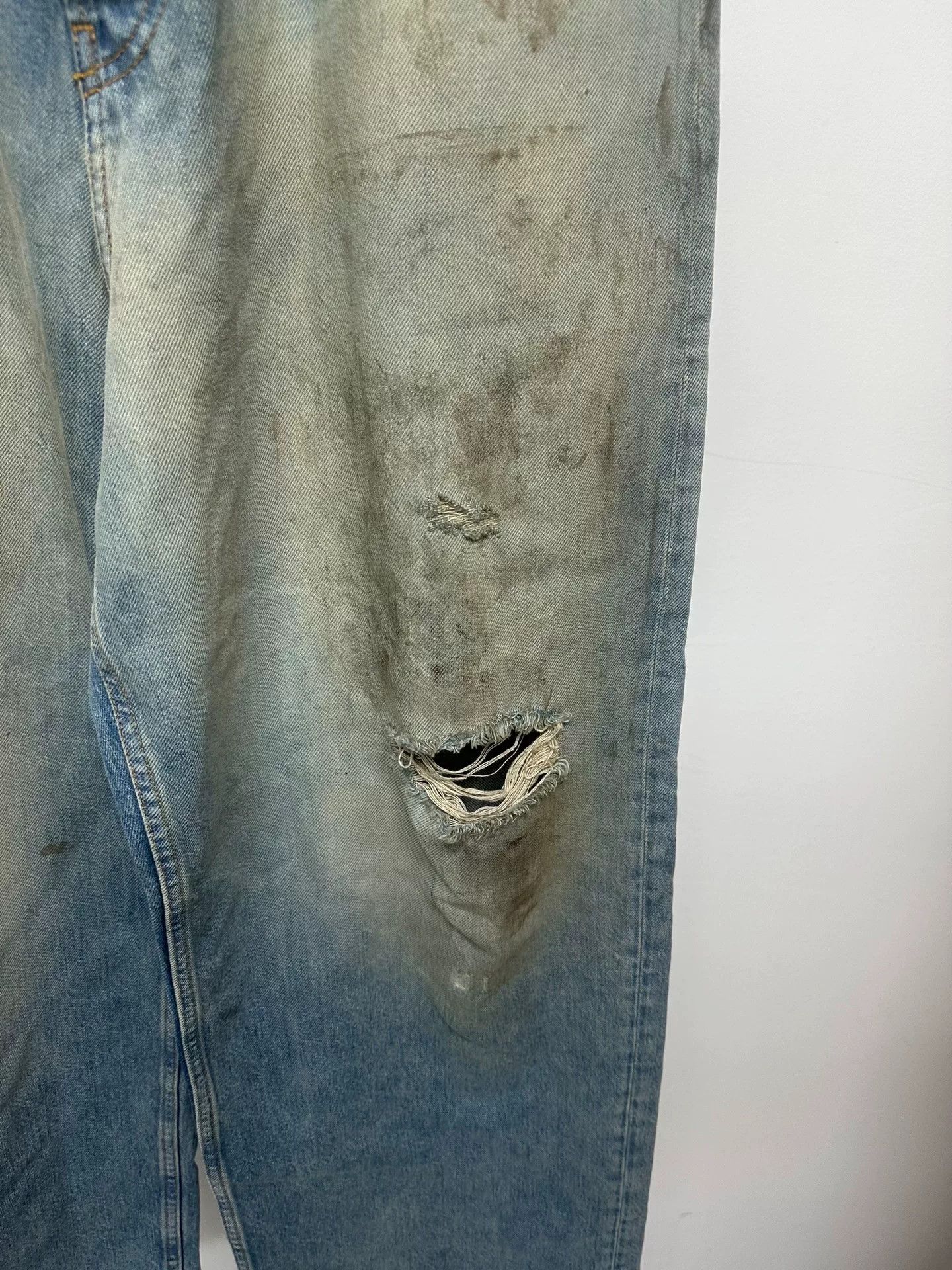 Acne Studios acne studios blue straight leg denim pants Size US 32 / EU 48 - 3 Thumbnail