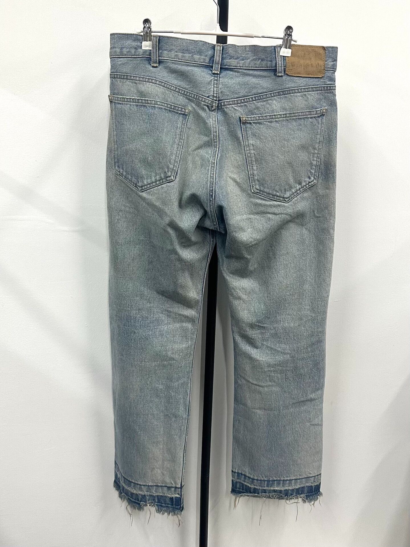Celine celine ss23 distressed straight leg jeans Size US 32 / EU 48 - 2 Thumbnail