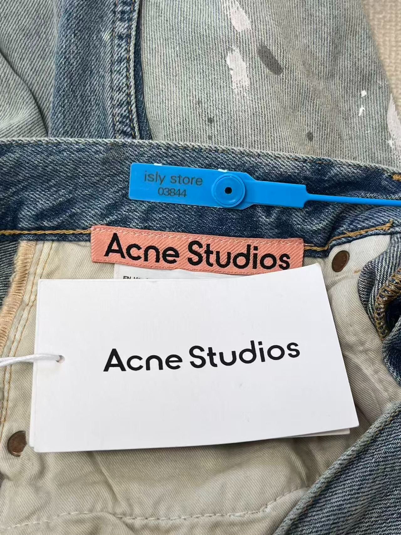 Acne Studios acne studios wide-leg mid-rise jeans Size US 31 - 5 Thumbnail