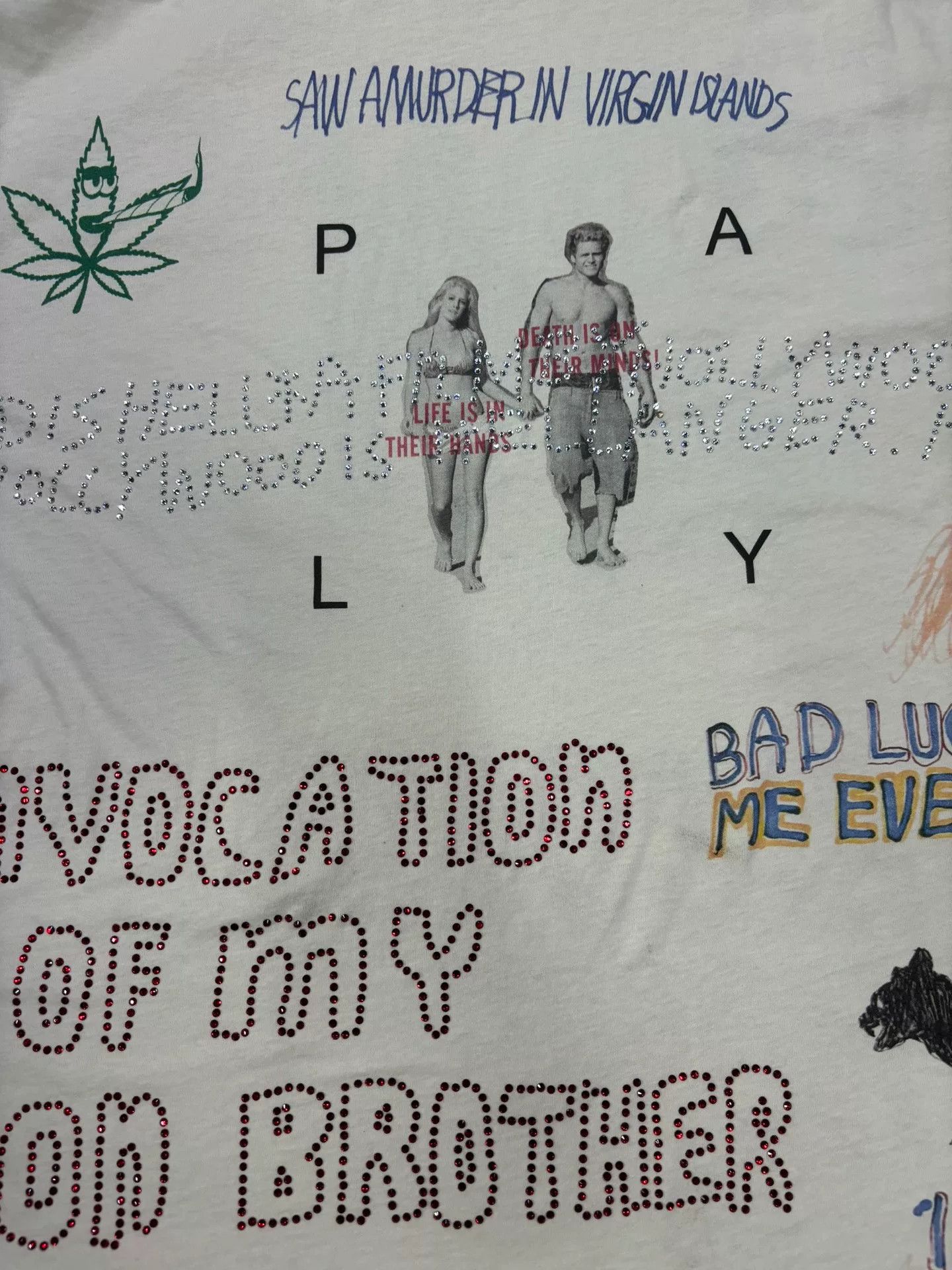 Paly Hollywood paly hollywood graffiti graphic t-shirt Size US XL / EU 56 / 4 - 3 Thumbnail