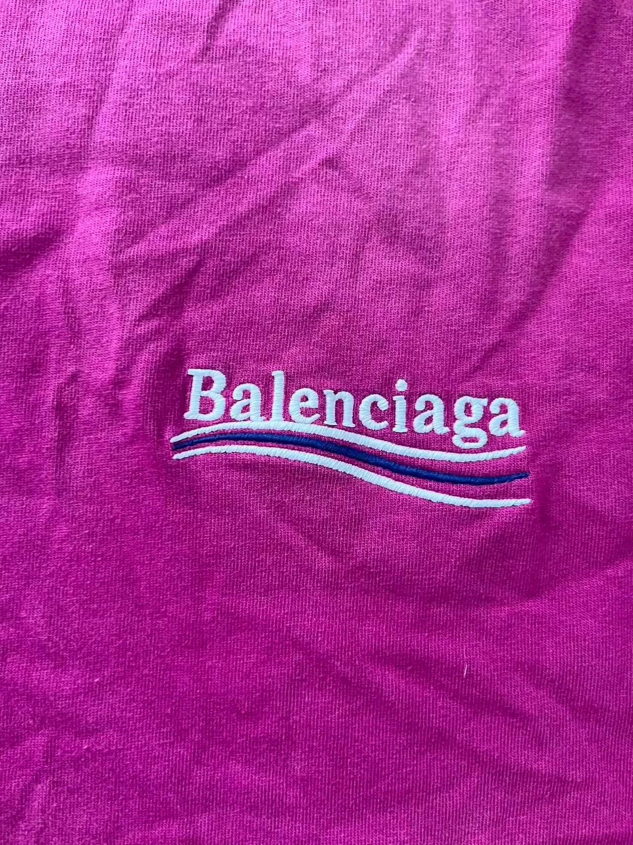 Balenciaga balenciaga casual logo print short sleeve t-shirt Size XS / US 0-2 / IT 36-38 - 3 Thumbnail