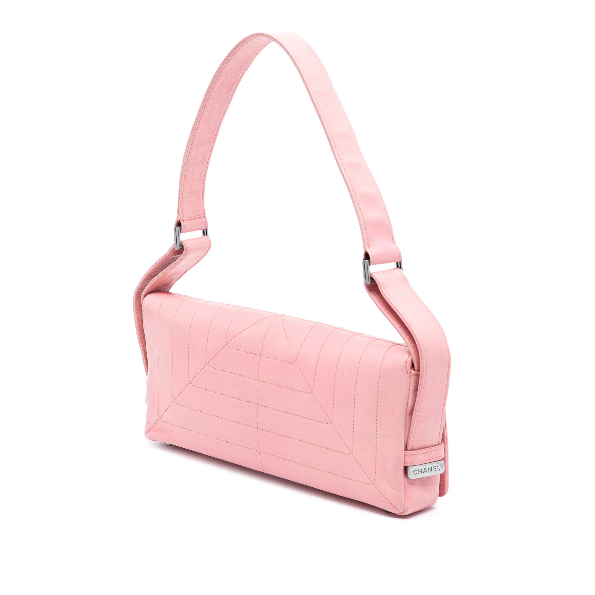 Chanel Chanel Stitched Lambskin Logo Flap Size ONE SIZE - 2 Thumbnail