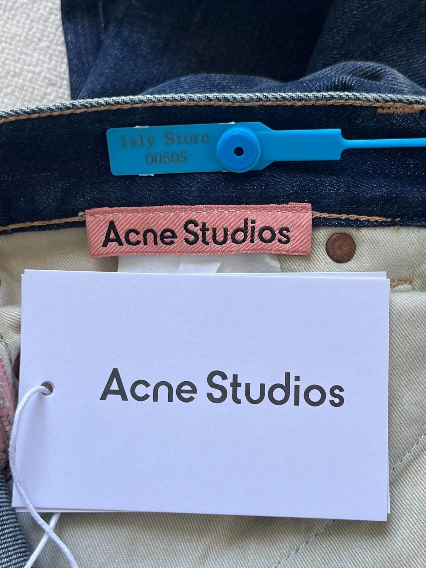 Acne Studios loose fit casual wide leg jeans Size US 32 / EU 48 - 4 Thumbnail