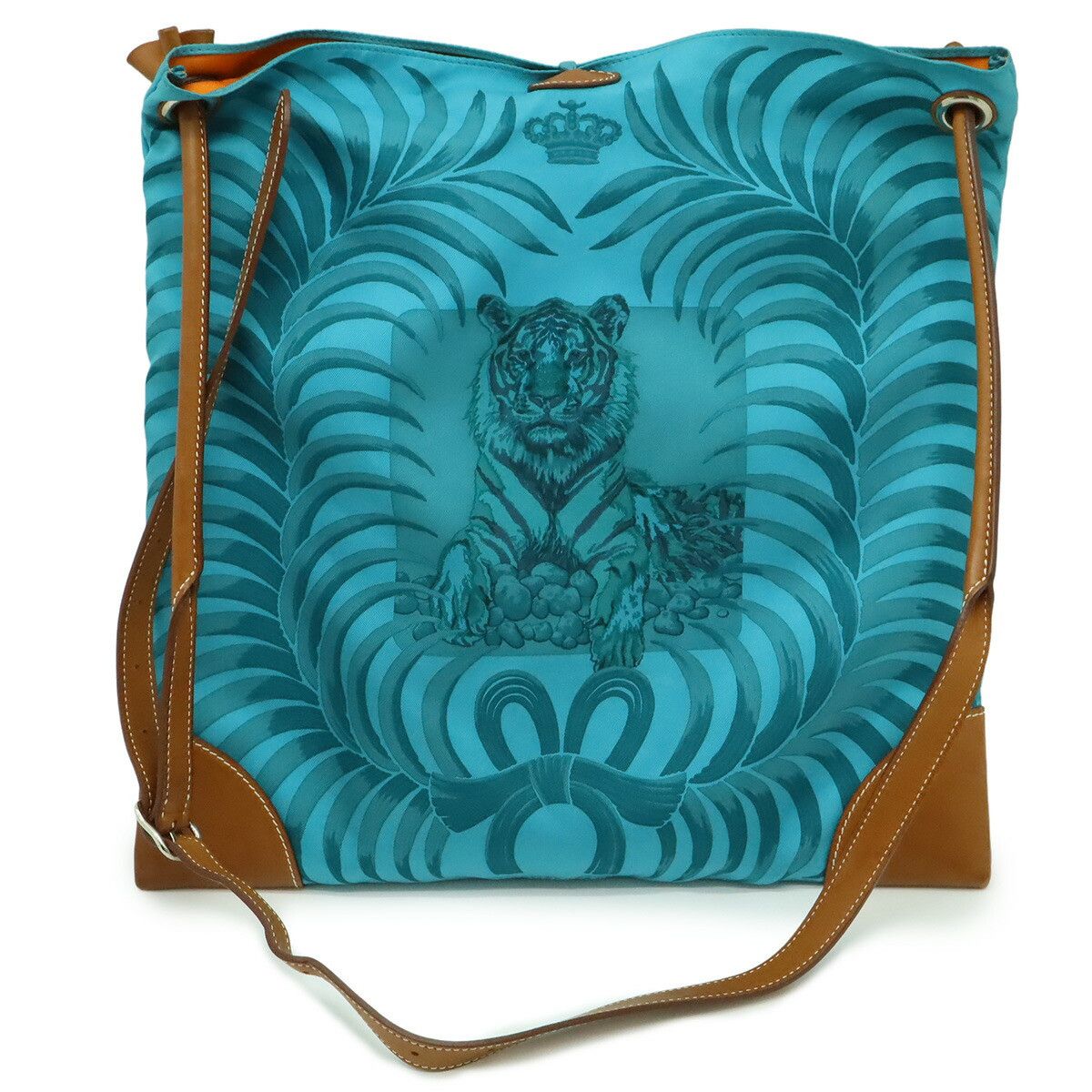 Hermes Hermes Hermes Silky City PM Silk Leather Shoulder Bag Leather Shoulder Bag Stamp R (2014) DUTY FREE for USA Size ONE SIZE - 2 Thumbnail
