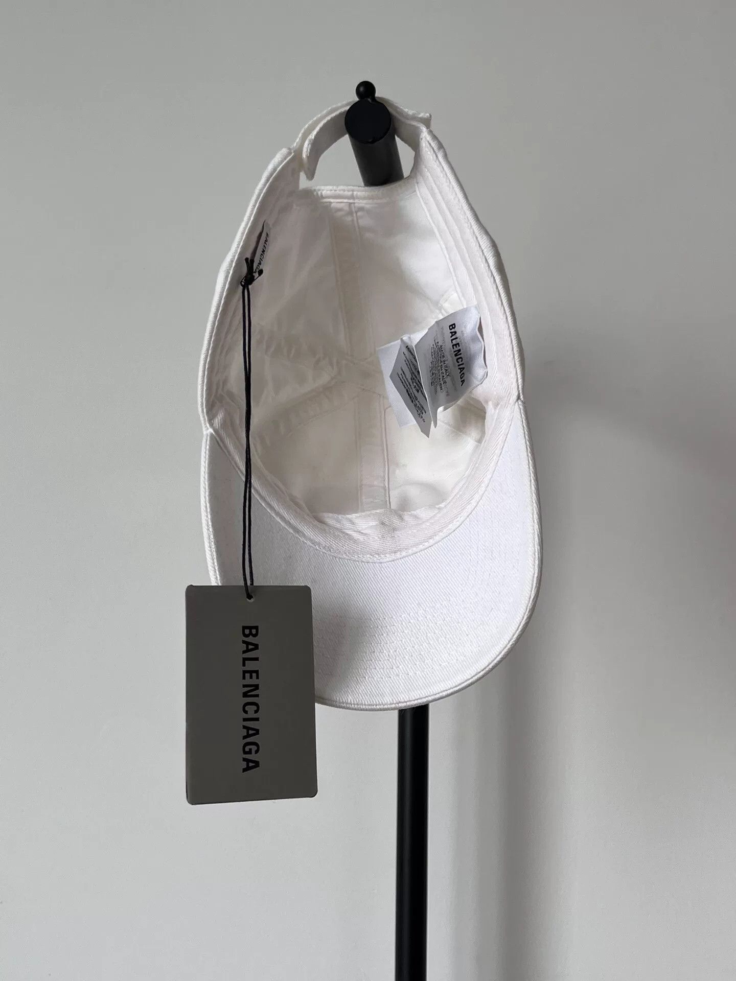 Balenciaga balenciaga embroidered logo cotton duck cap Size ONE SIZE - 2 Thumbnail