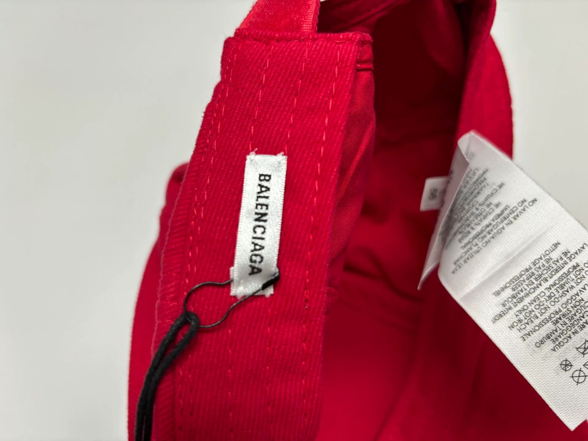Balenciaga balenciaga red cotton baseball cap for men Size ONE SIZE - 3 Thumbnail