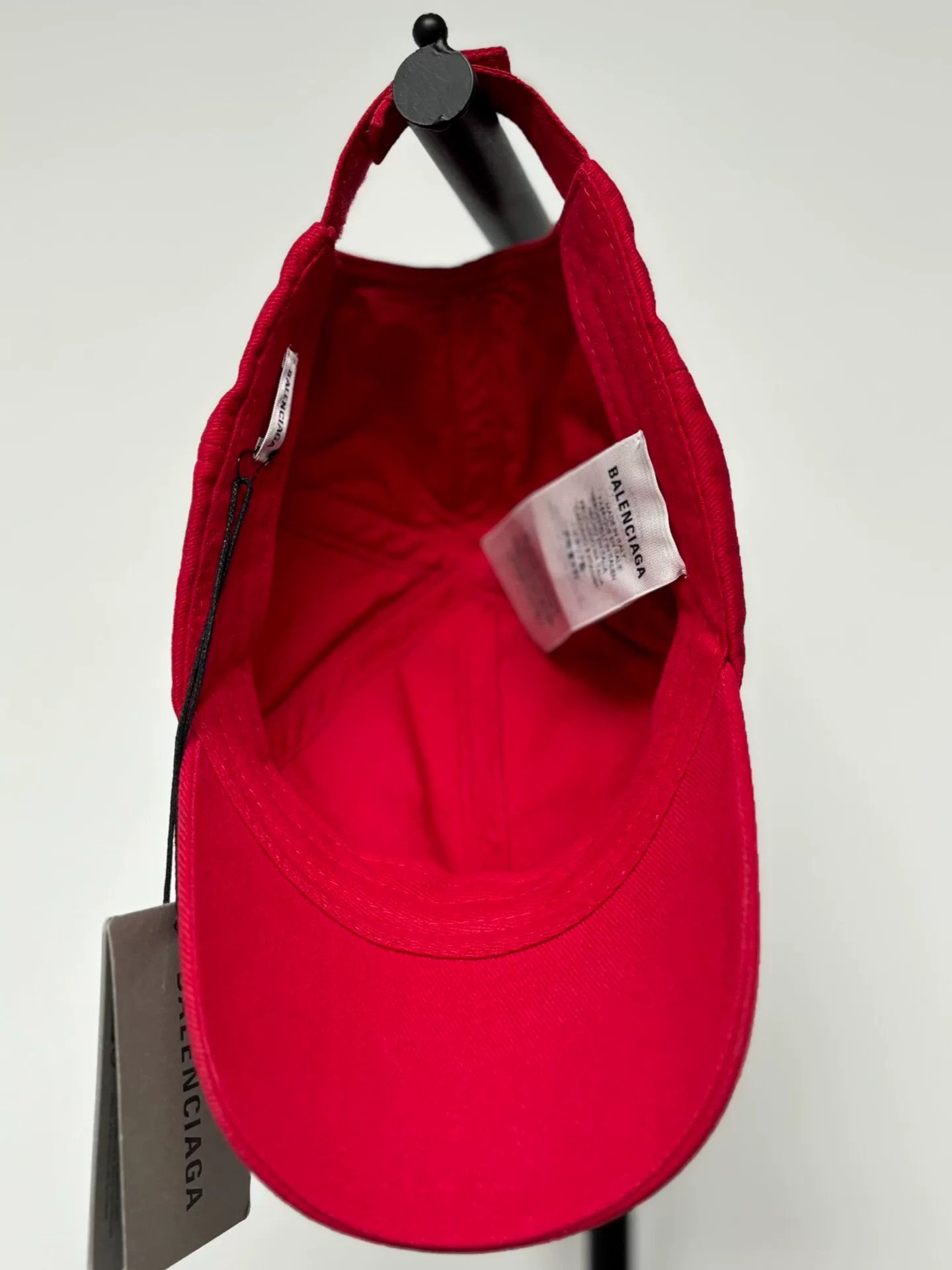 Balenciaga balenciaga red cotton baseball cap for men Size ONE SIZE - 5 Thumbnail