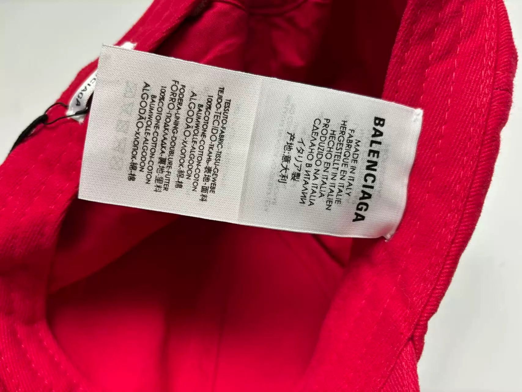 Balenciaga balenciaga red cotton baseball cap for men Size ONE SIZE - 4 Thumbnail