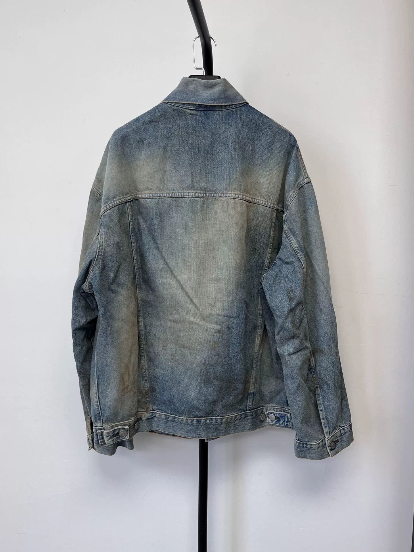 Acne Studios oversized faded denim jacket unisex FW23 Size XXS / US 00 / IT 34 - 2 Thumbnail