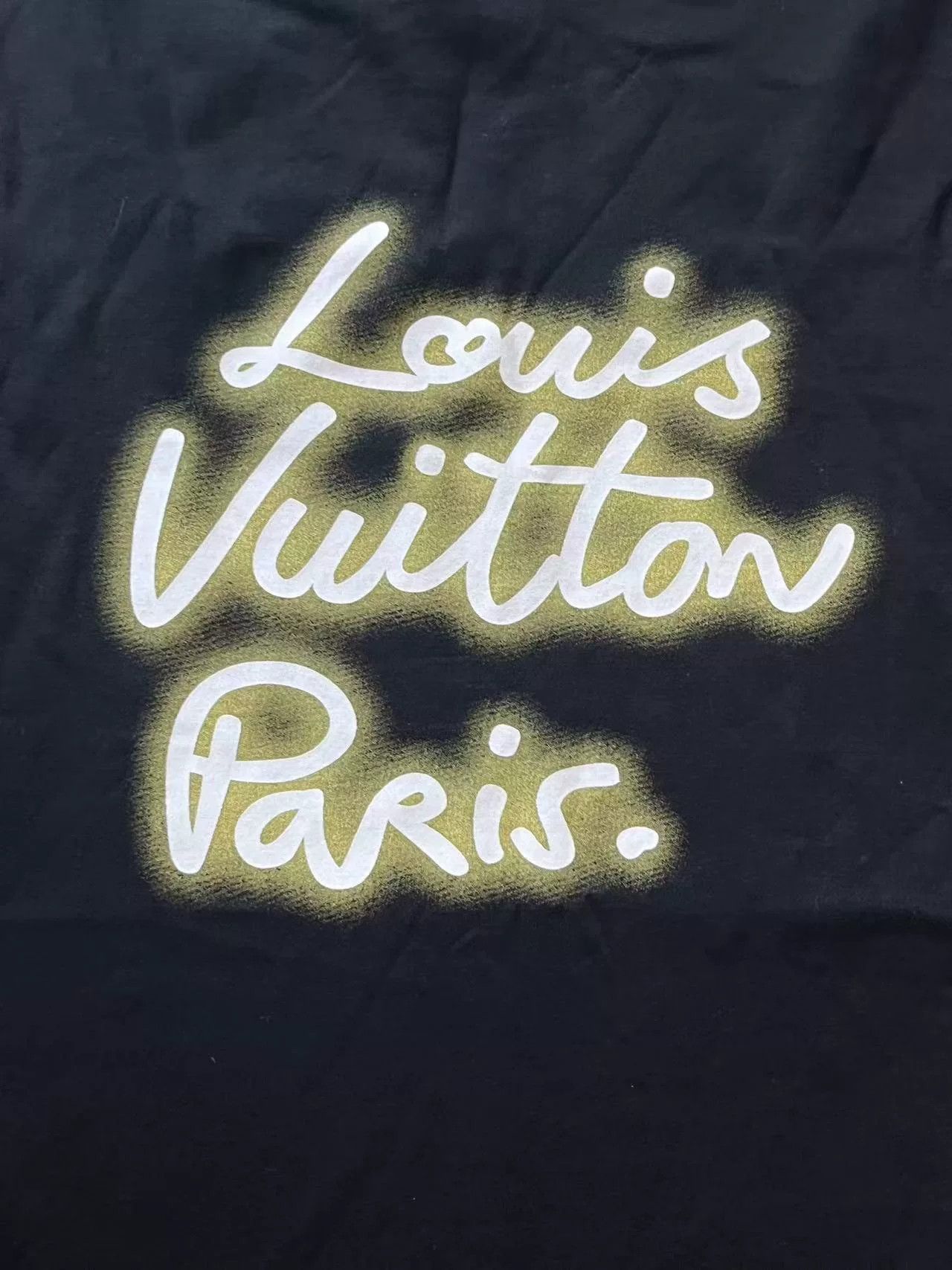 Louis Vuitton louis vuitton black cotton t-shirt for women Size XS / US 0-2 / IT 36-38 - 3 Thumbnail
