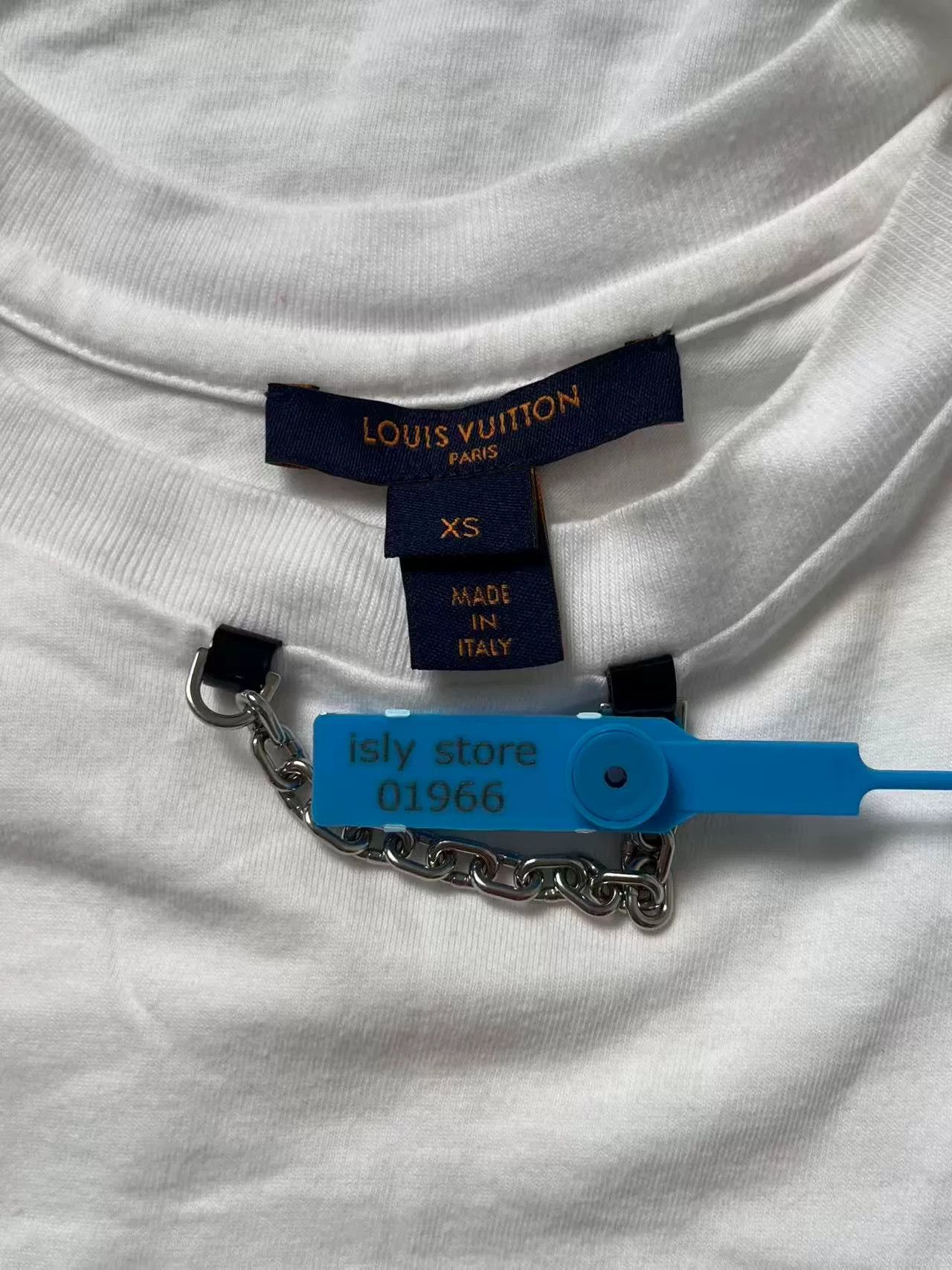 Louis Vuitton louis vuitton chain decor printed short sleeve tee Size XS / US 0-2 / IT 36-38 - 4 Thumbnail