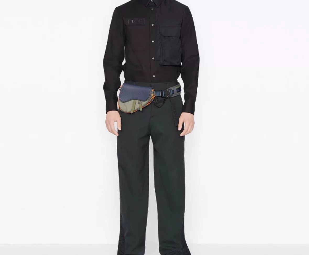 Dior dior x sacai black long sleeve shirt Size US M / EU 48-50 / 2 - 2 Thumbnail